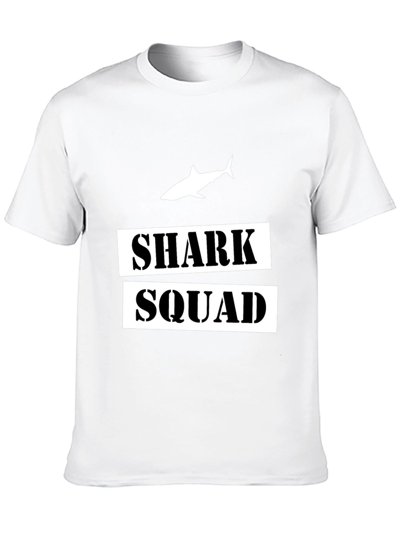 Shark Squad Graphic T-Shirt - Black