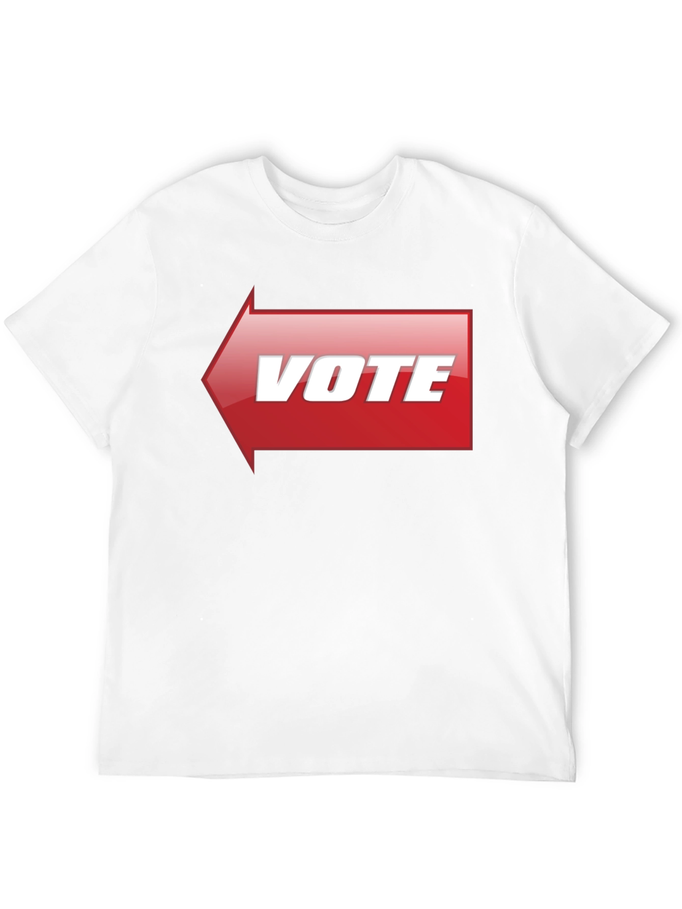 Vote T-Shirt - Red Arrow Design - Election Apparel