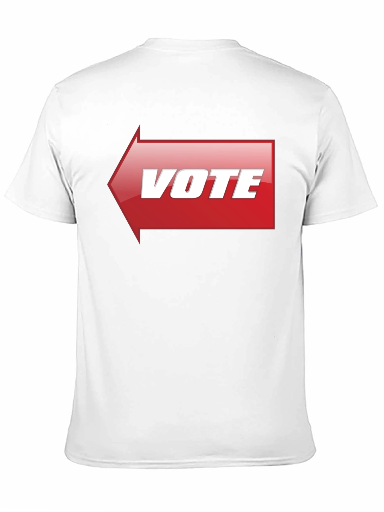 Vote T-Shirt - Red Arrow Design - Election Apparel