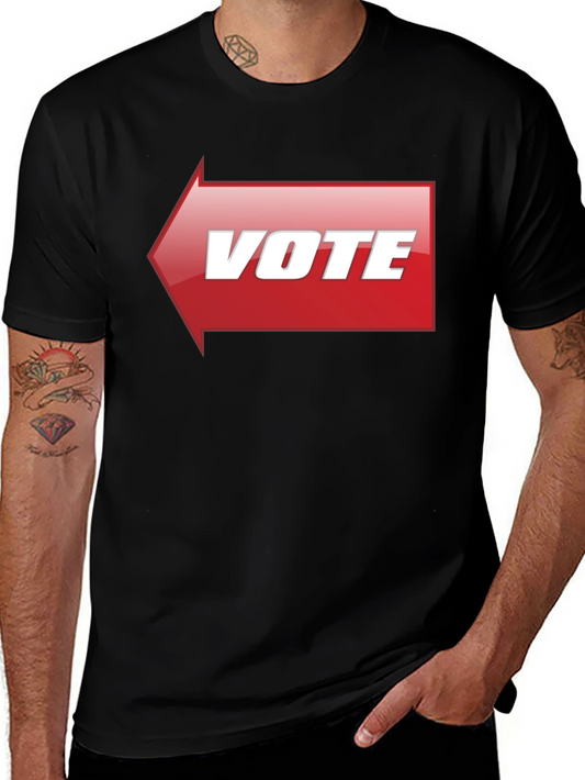 Vote T-Shirt - Red Arrow Design - Election Apparel