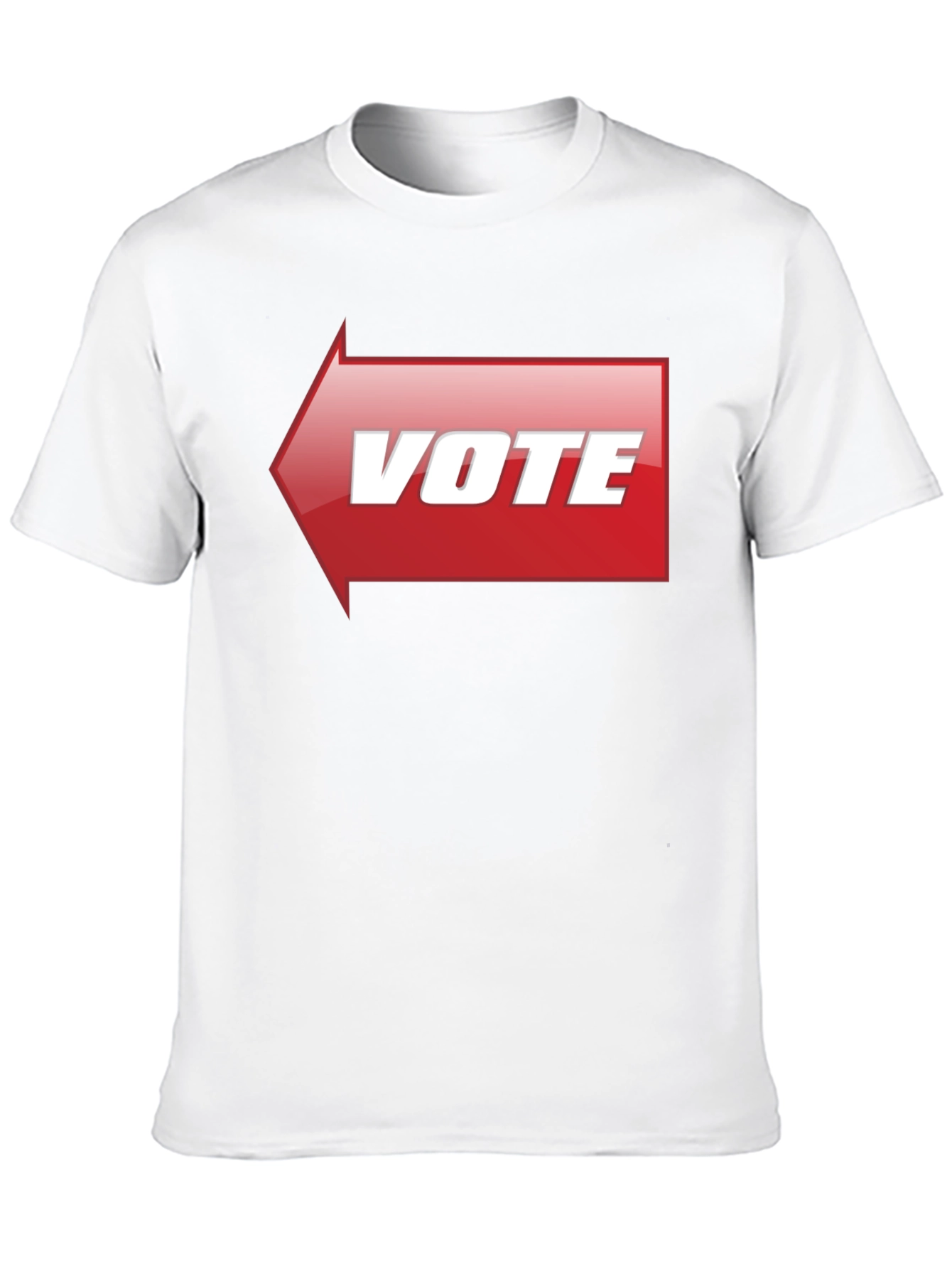 Vote T-Shirt - Red Arrow Design - Election Apparel
