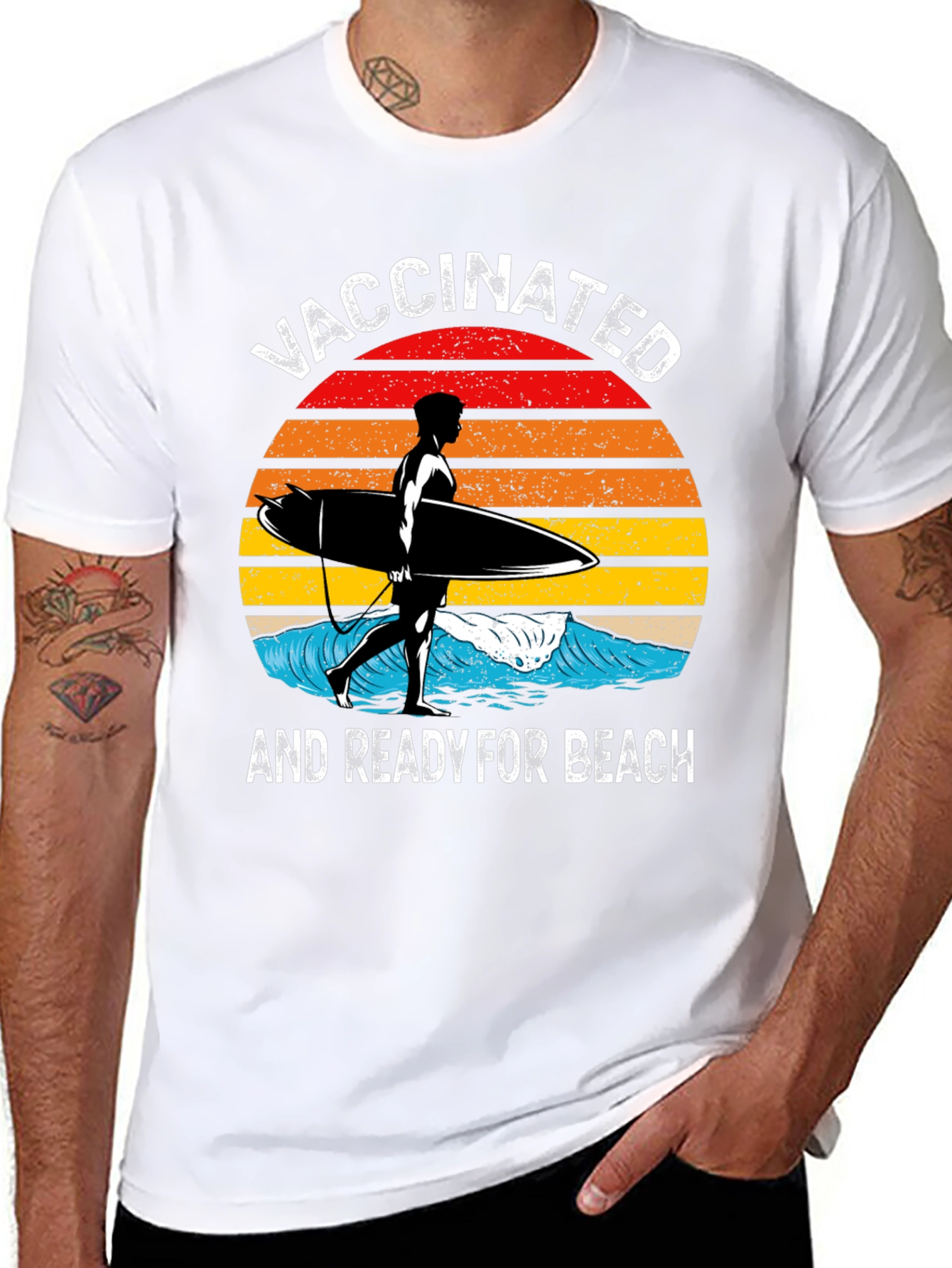 Vaccinated and Ready for Beach T-Shirt