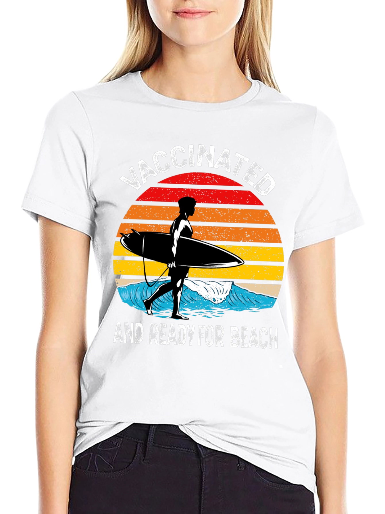 Vaccinated and Ready for Beach T-Shirt