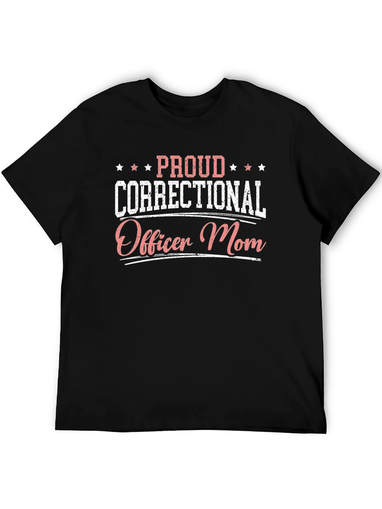 Proud Correctional Officer Mom Graphic T-Shirt