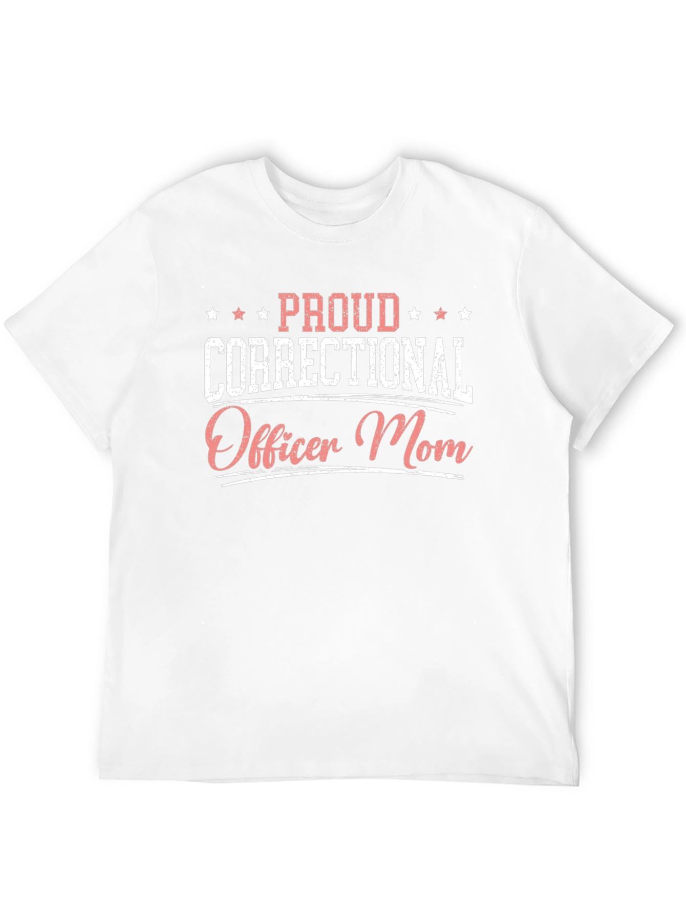 Proud Correctional Officer Mom Graphic T-Shirt