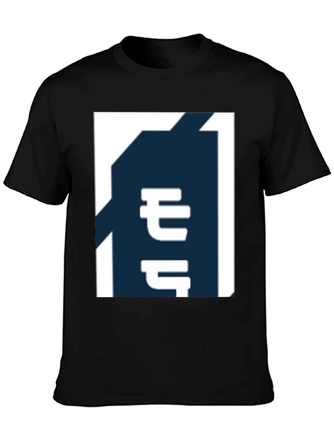 Modern Graphic Tee - Black