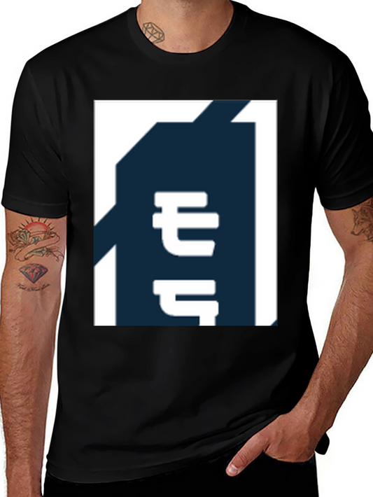 Modern Graphic Tee - Black
