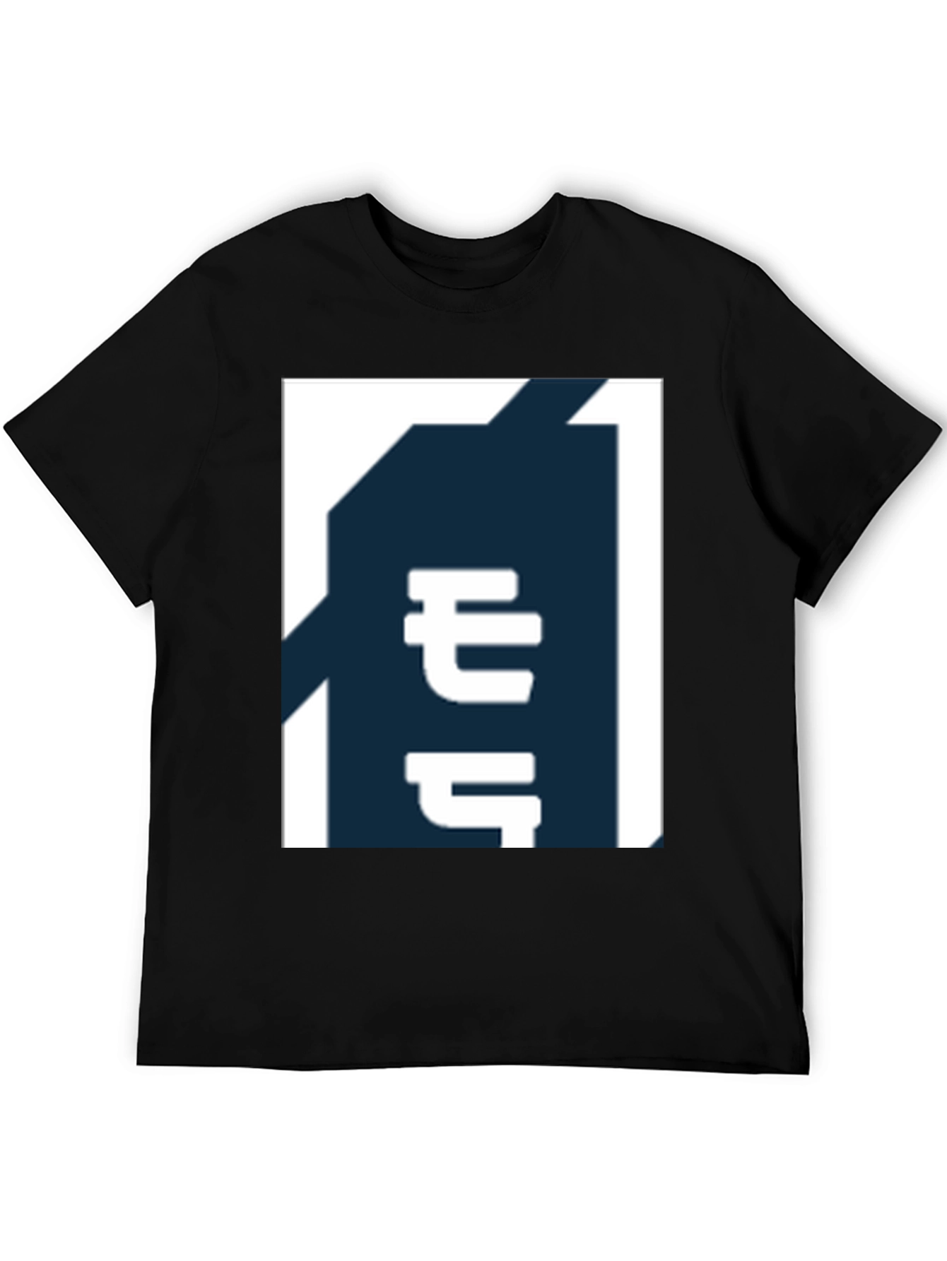 Modern Graphic Tee - Black