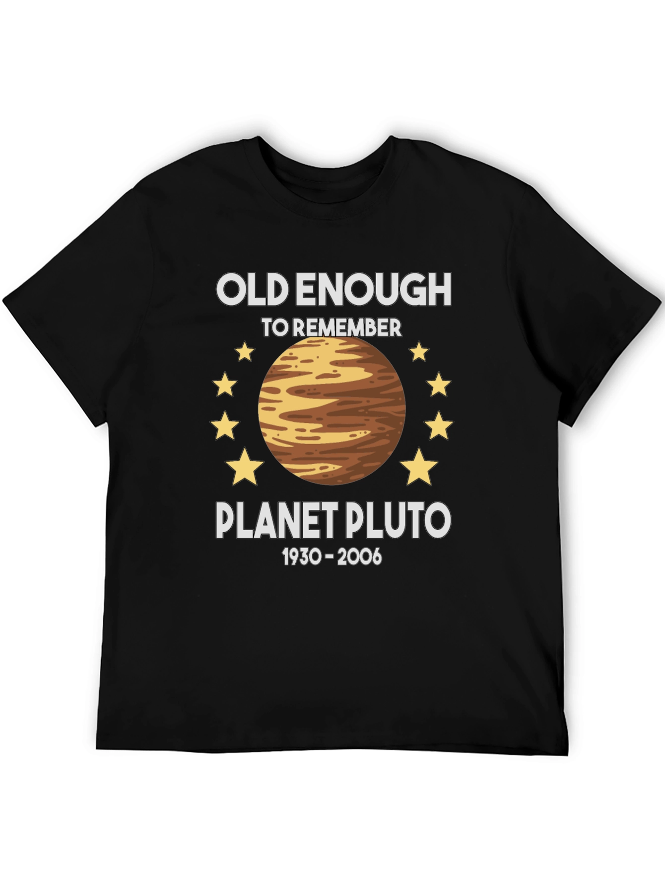 Planet Pluto Retro T-Shirt - Old Enough To Remember