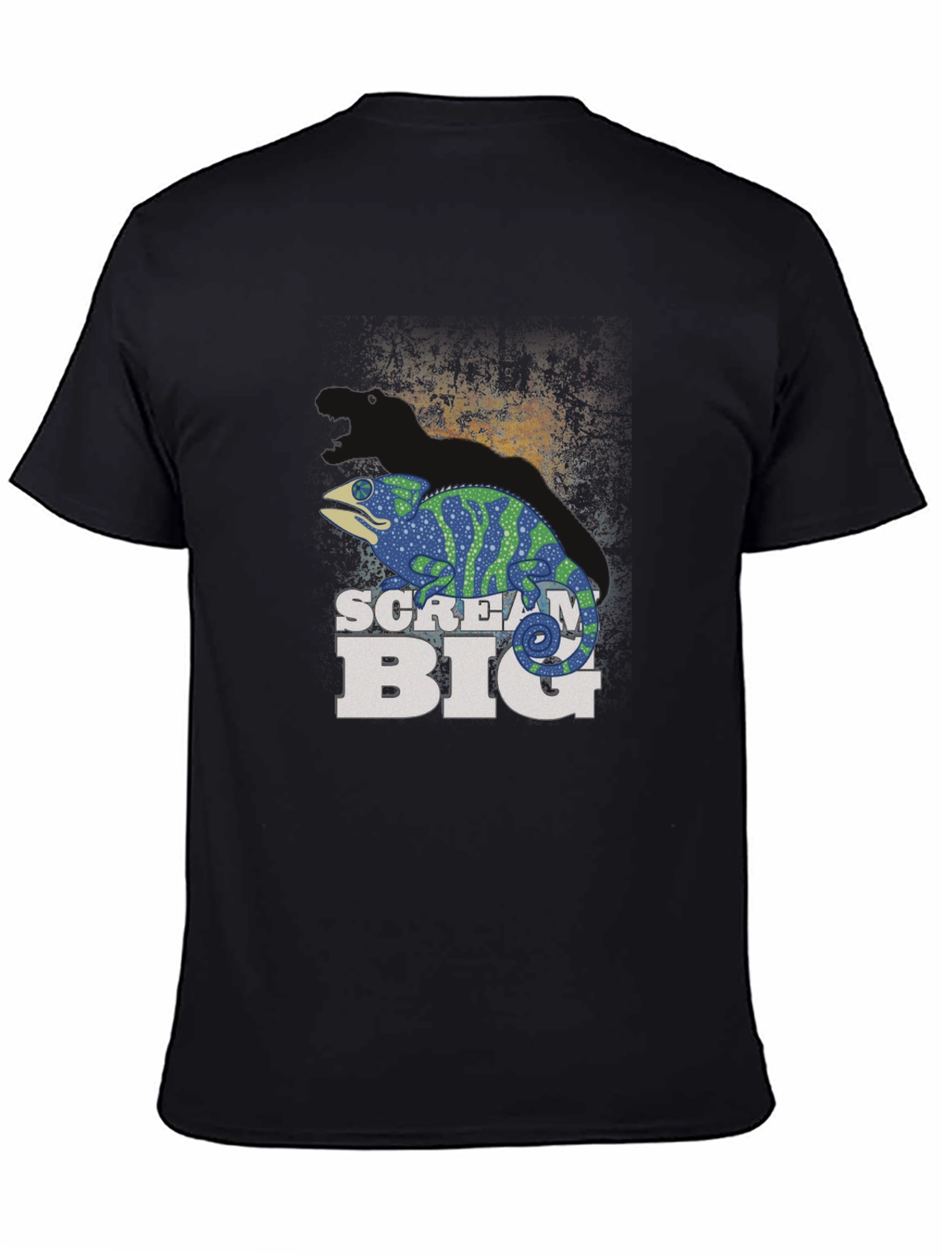 Scream Big Chameleon Graphic Tee