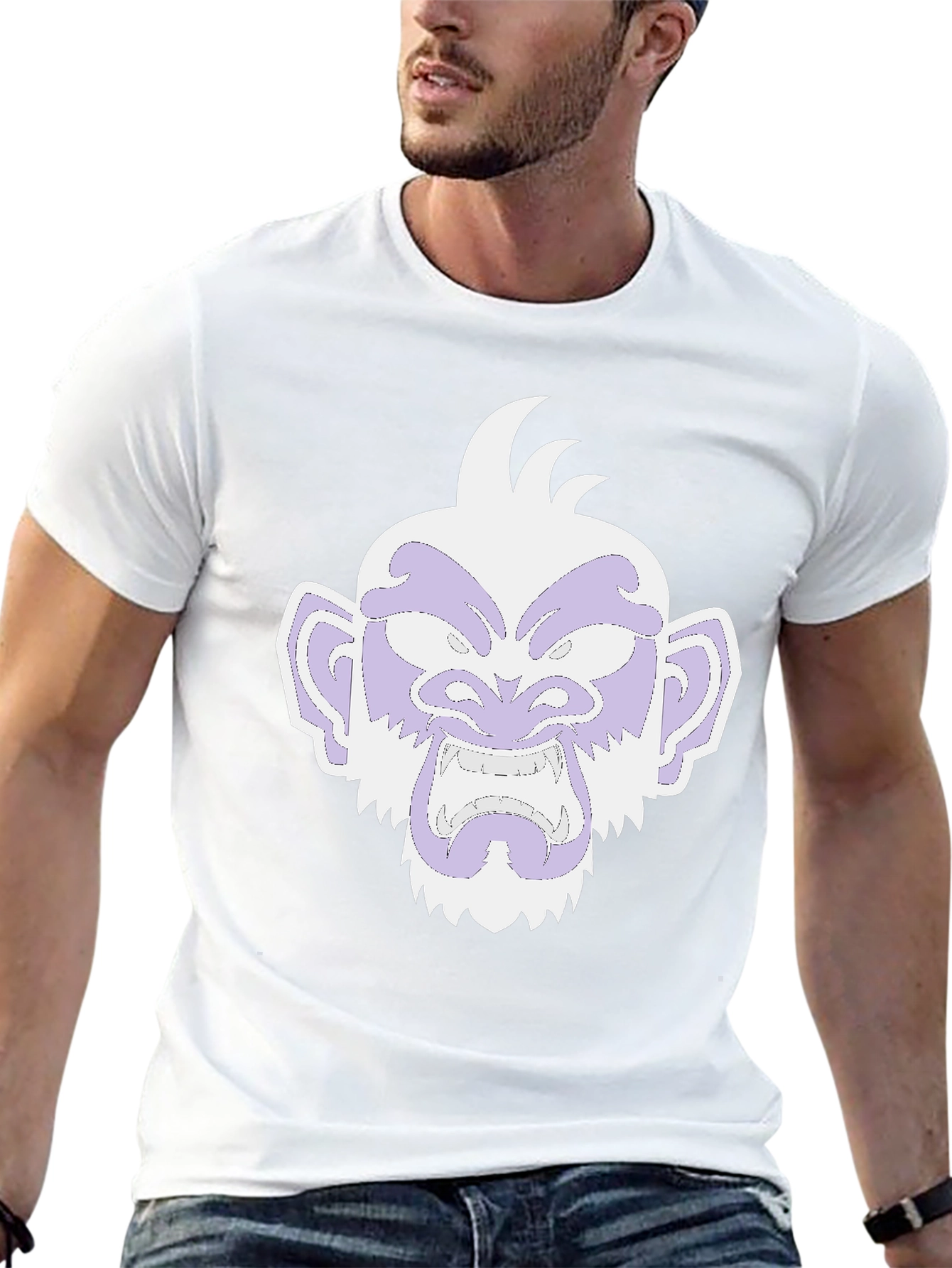 Monkey Graphic Black T-Shirt
