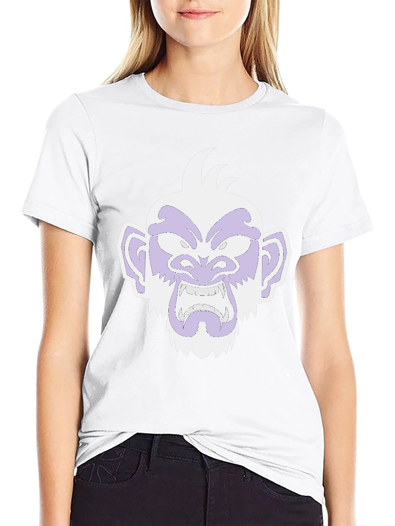 Monkey Graphic Black T-Shirt