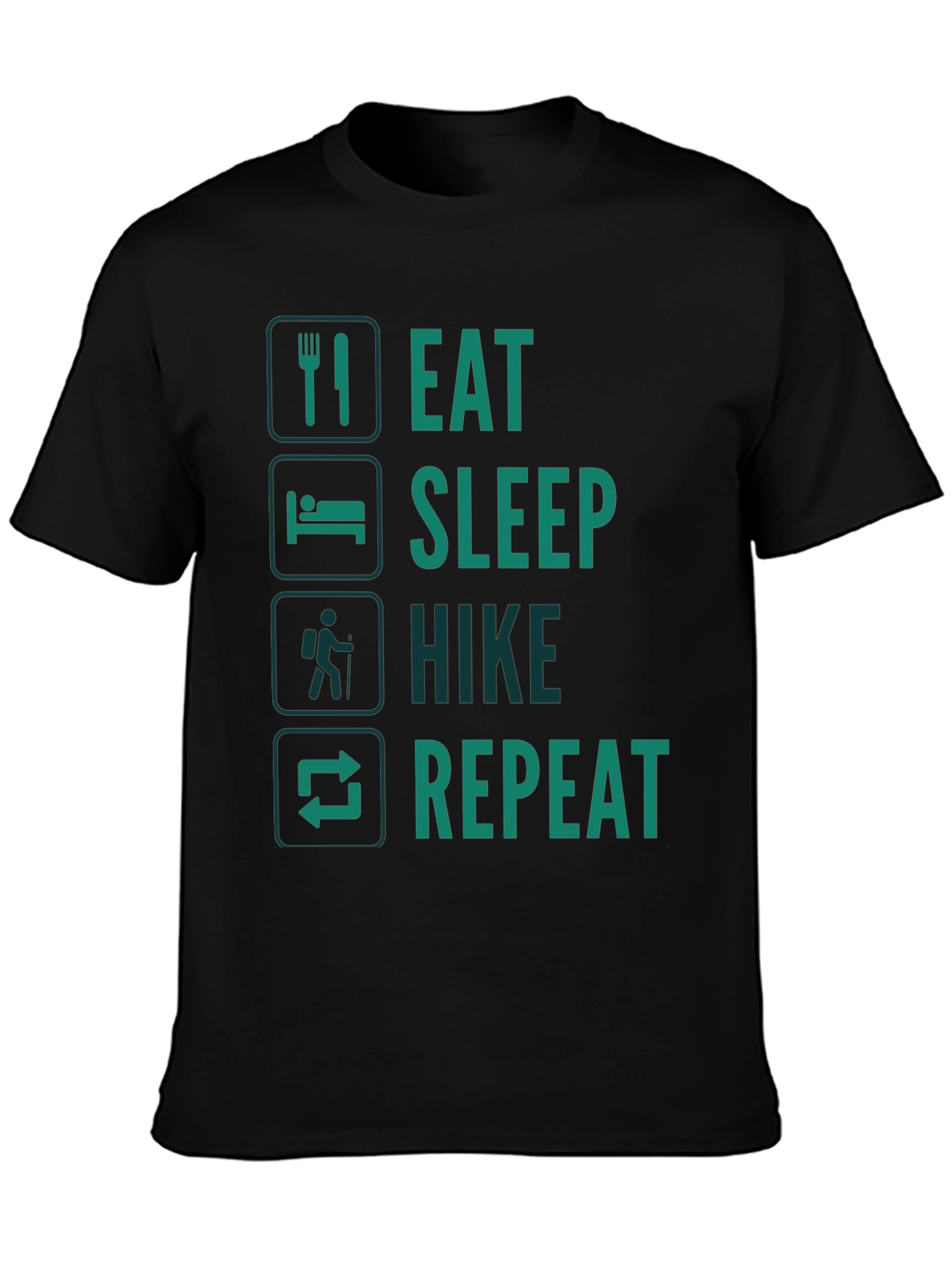 Eat Sleep Hike Repeat Graphic Tee