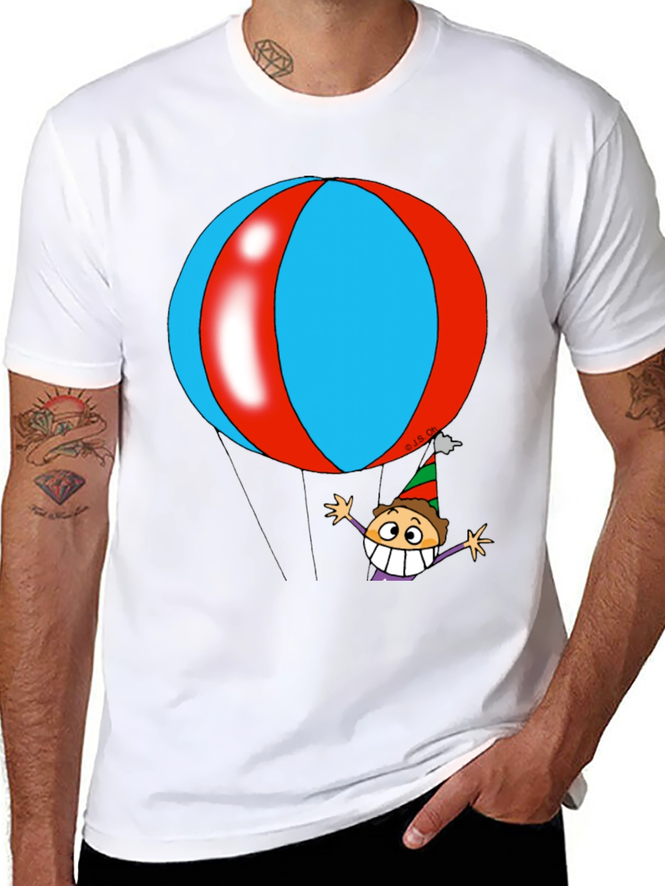 Cartoon Balloon T-Shirt