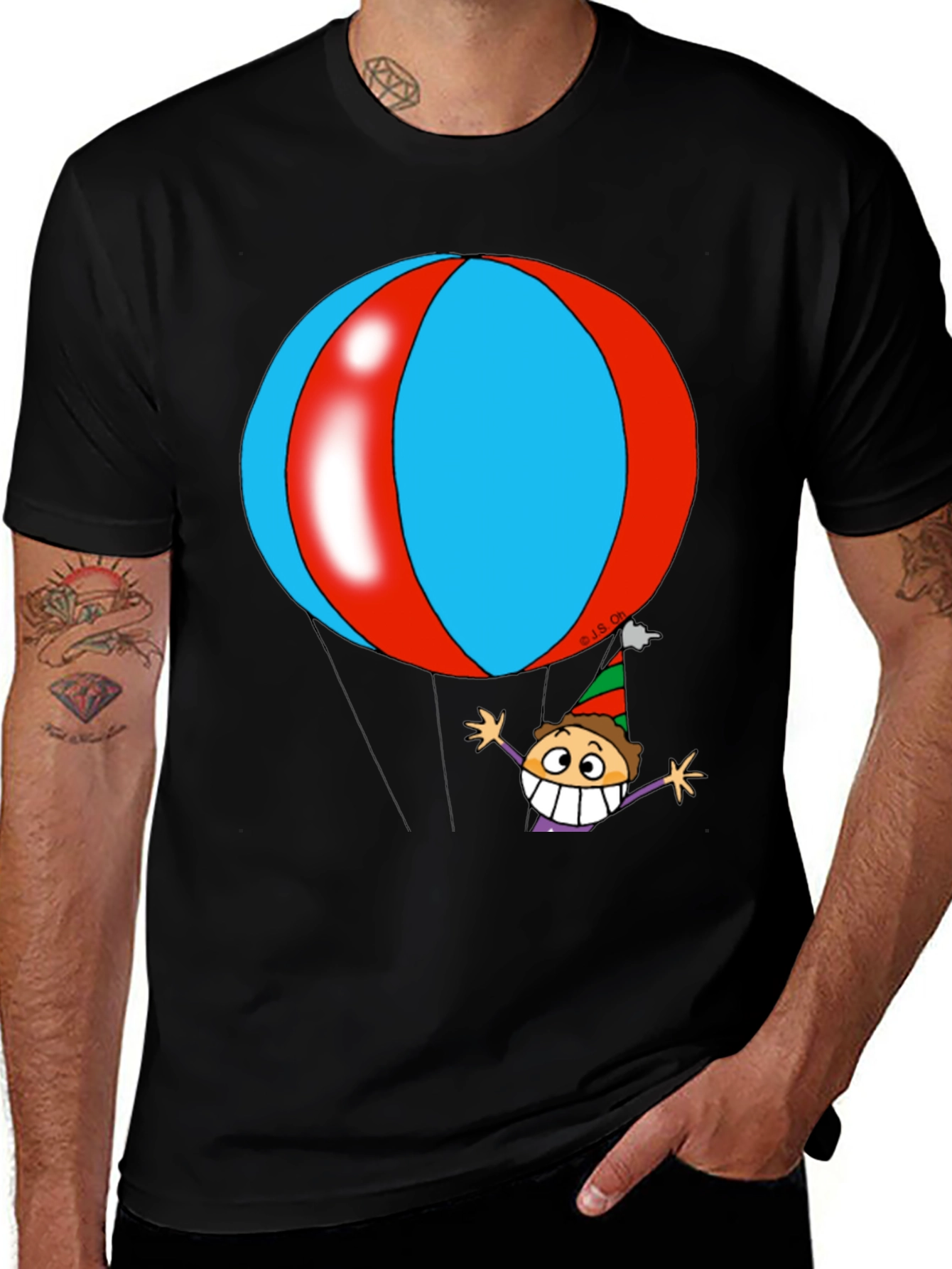 Cartoon Balloon T-Shirt