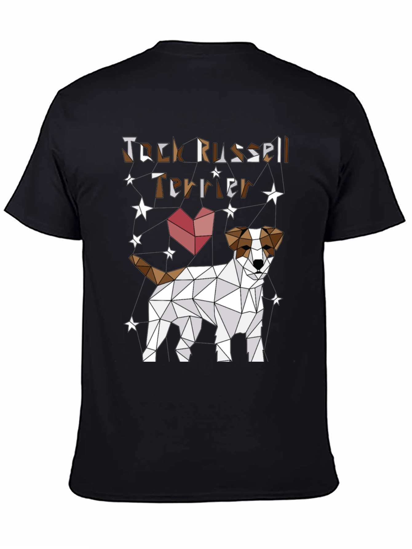 Geometric Jack Russell Terrier T-Shirt