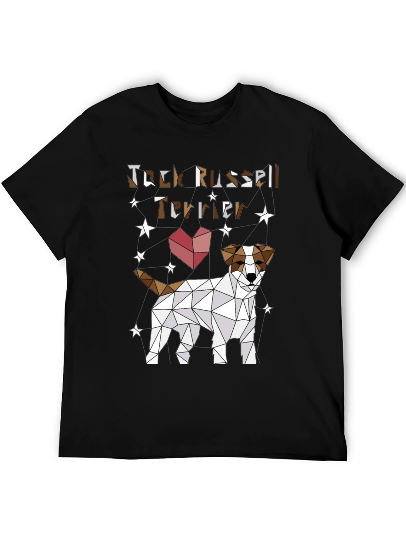Geometric Jack Russell Terrier T-Shirt