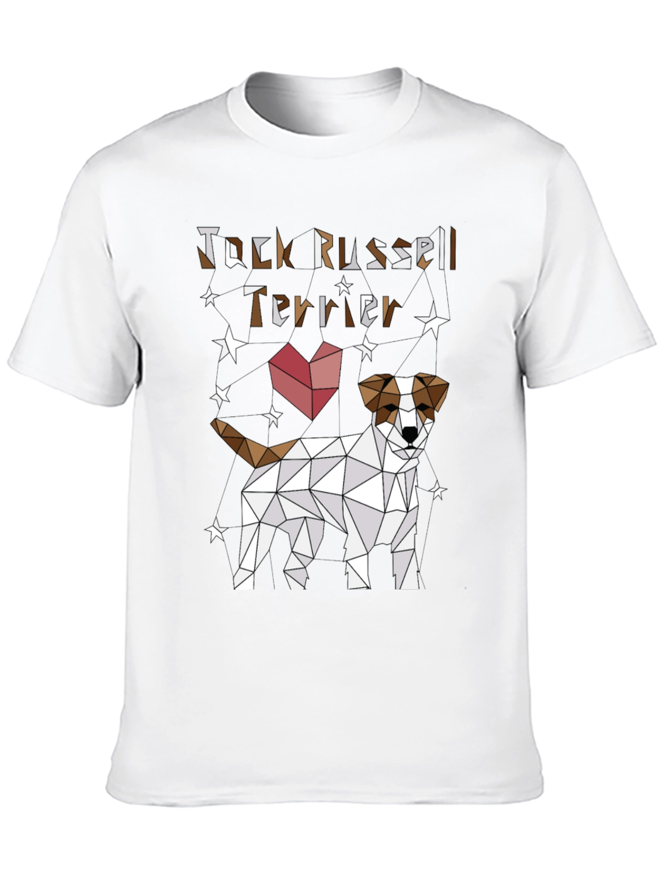 Geometric Jack Russell Terrier T-Shirt