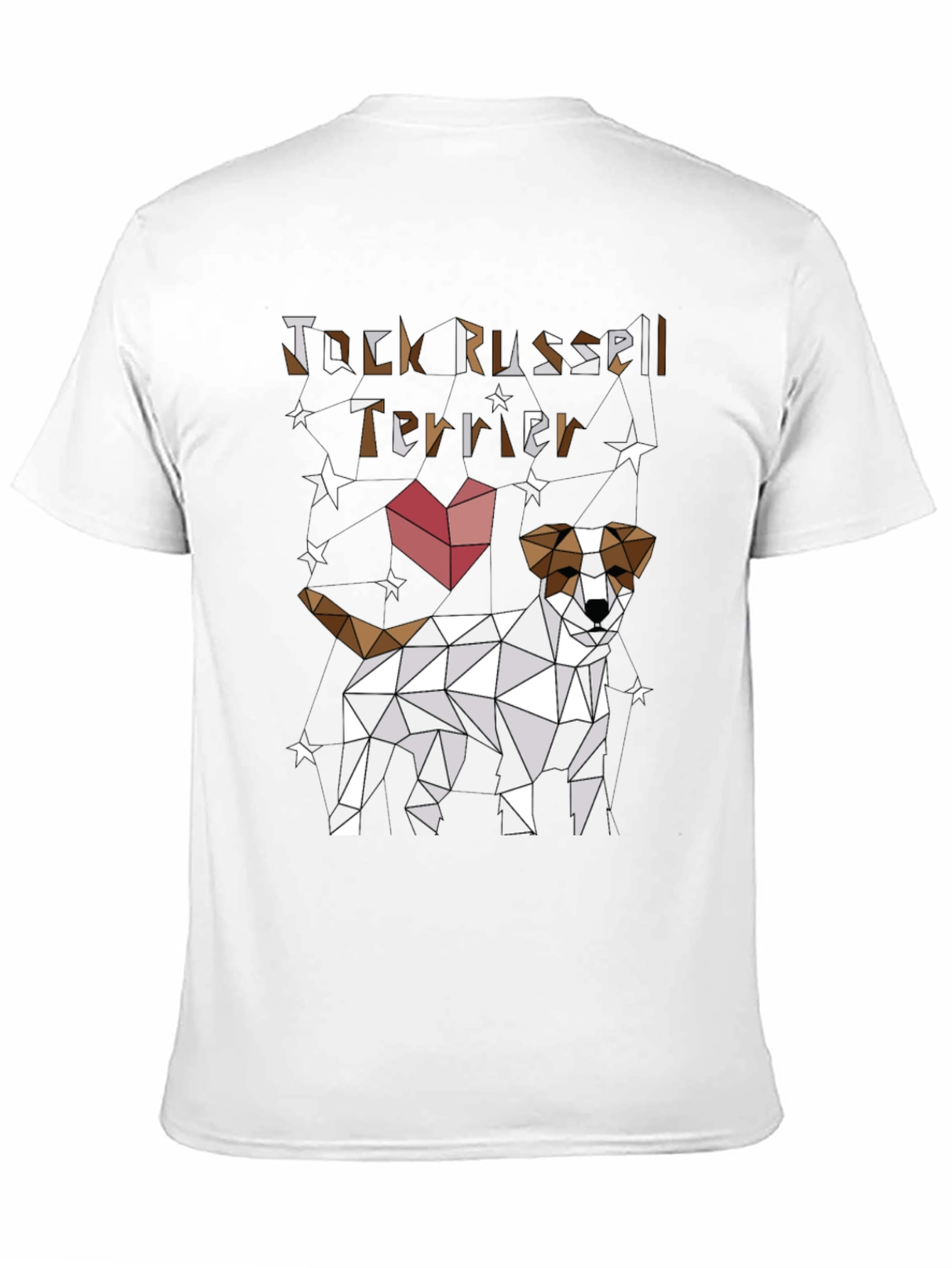 Geometric Jack Russell Terrier T-Shirt