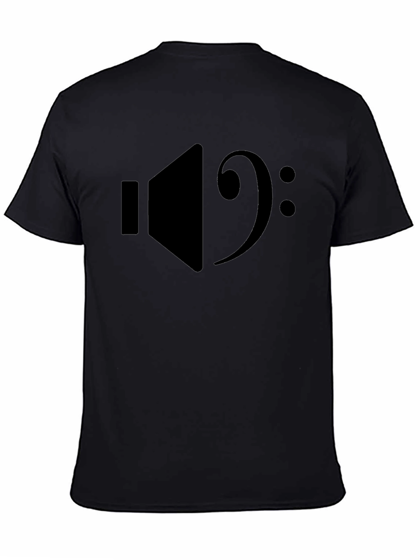 Bass Clef Speaker Graphic Tee - Music Lovers Shirt