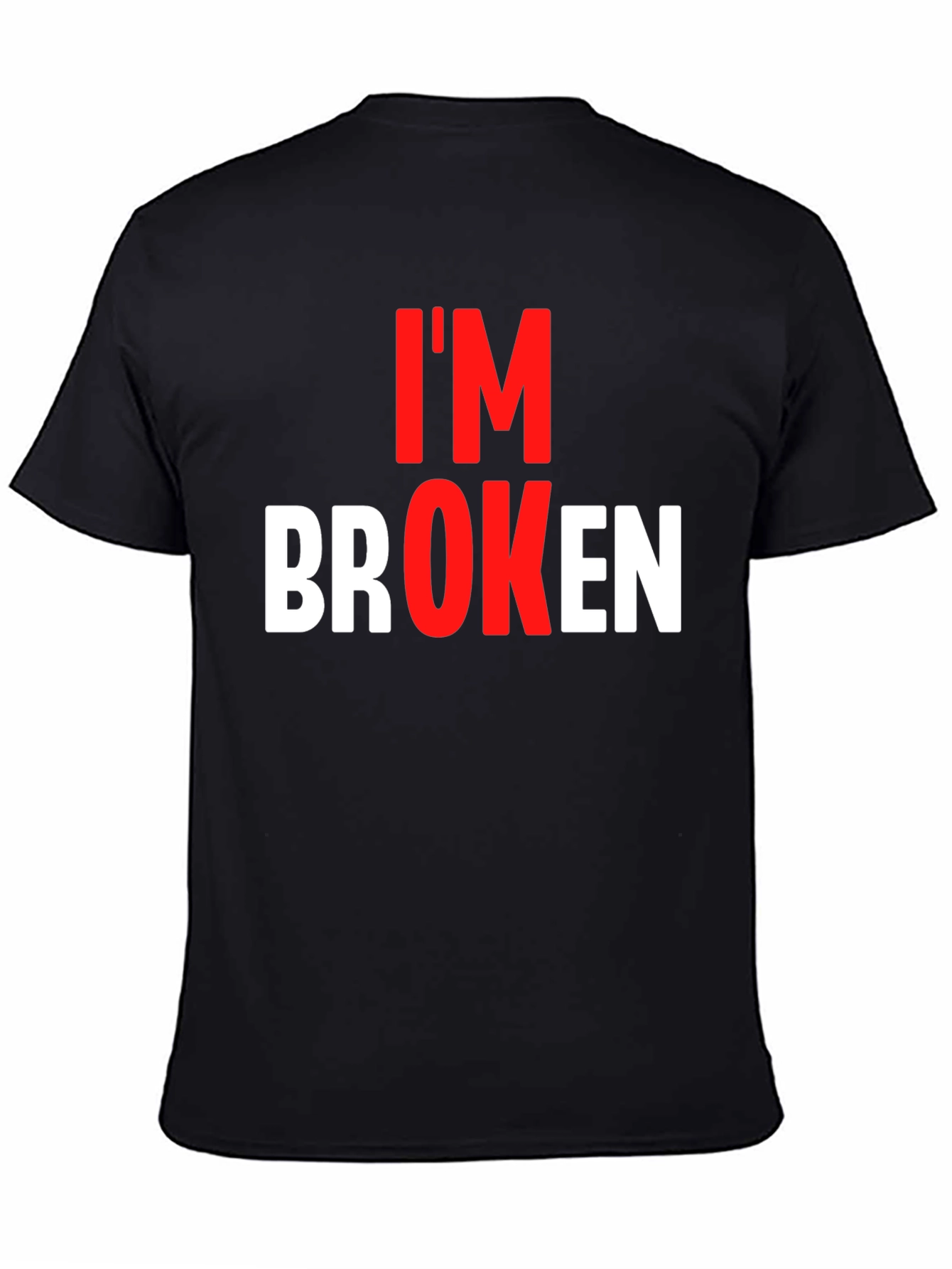 Im Broken Graphic Tee - Black T-Shirt