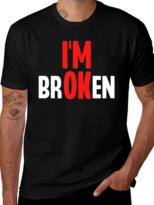 Im Broken Graphic Tee - Black T-Shirt