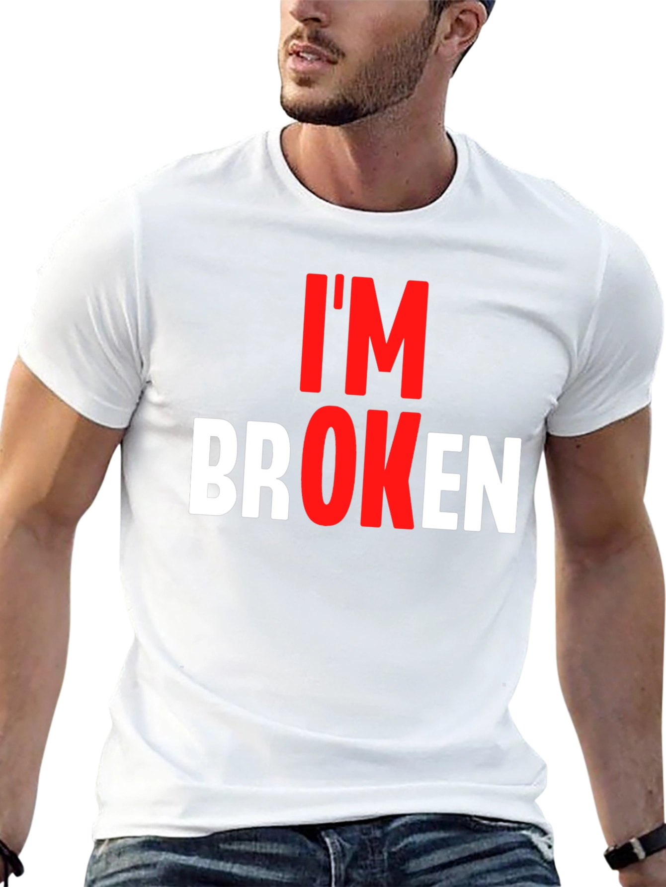 Im Broken Graphic Tee - Black T-Shirt