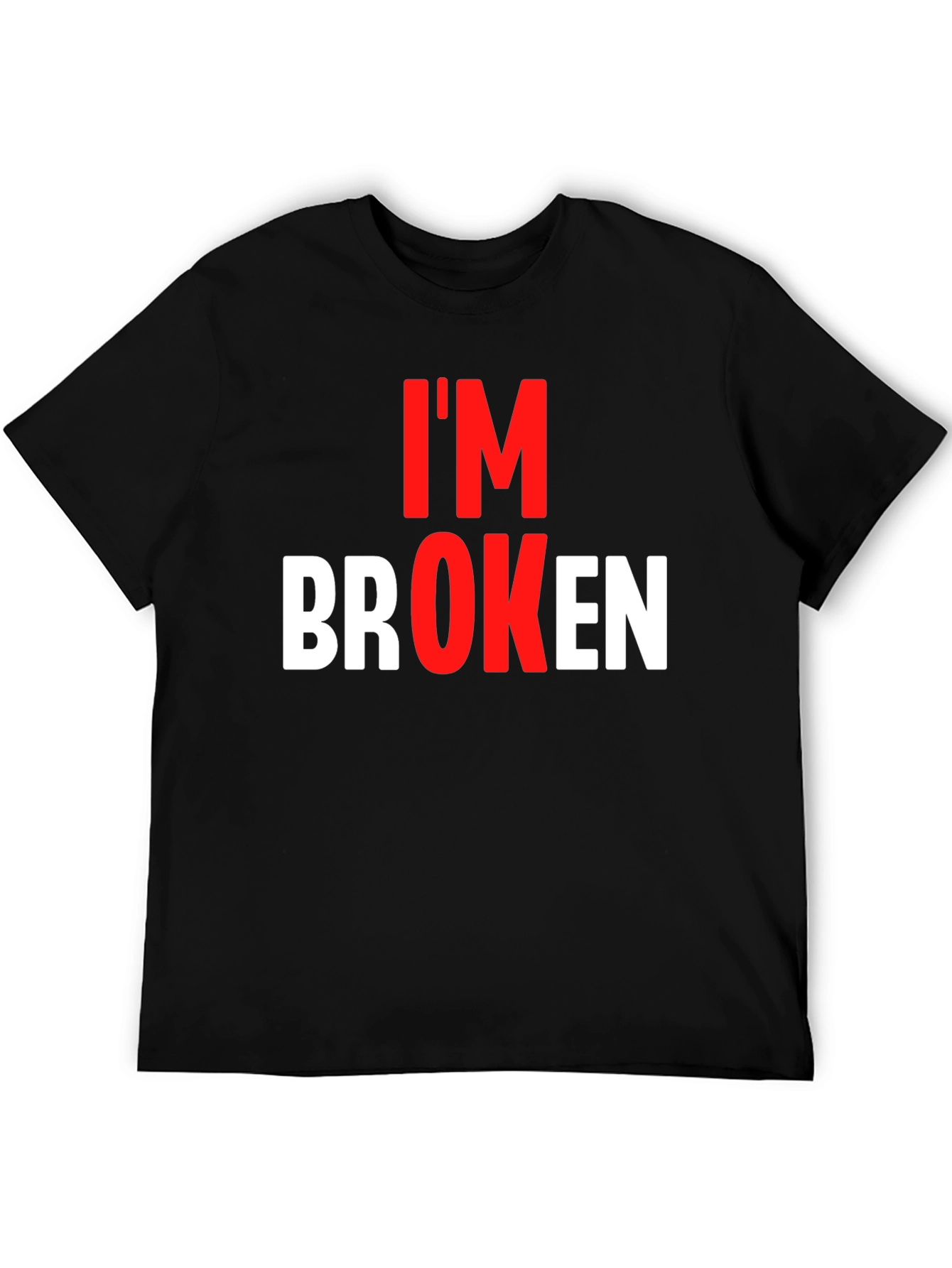Im Broken Graphic Tee - Black T-Shirt