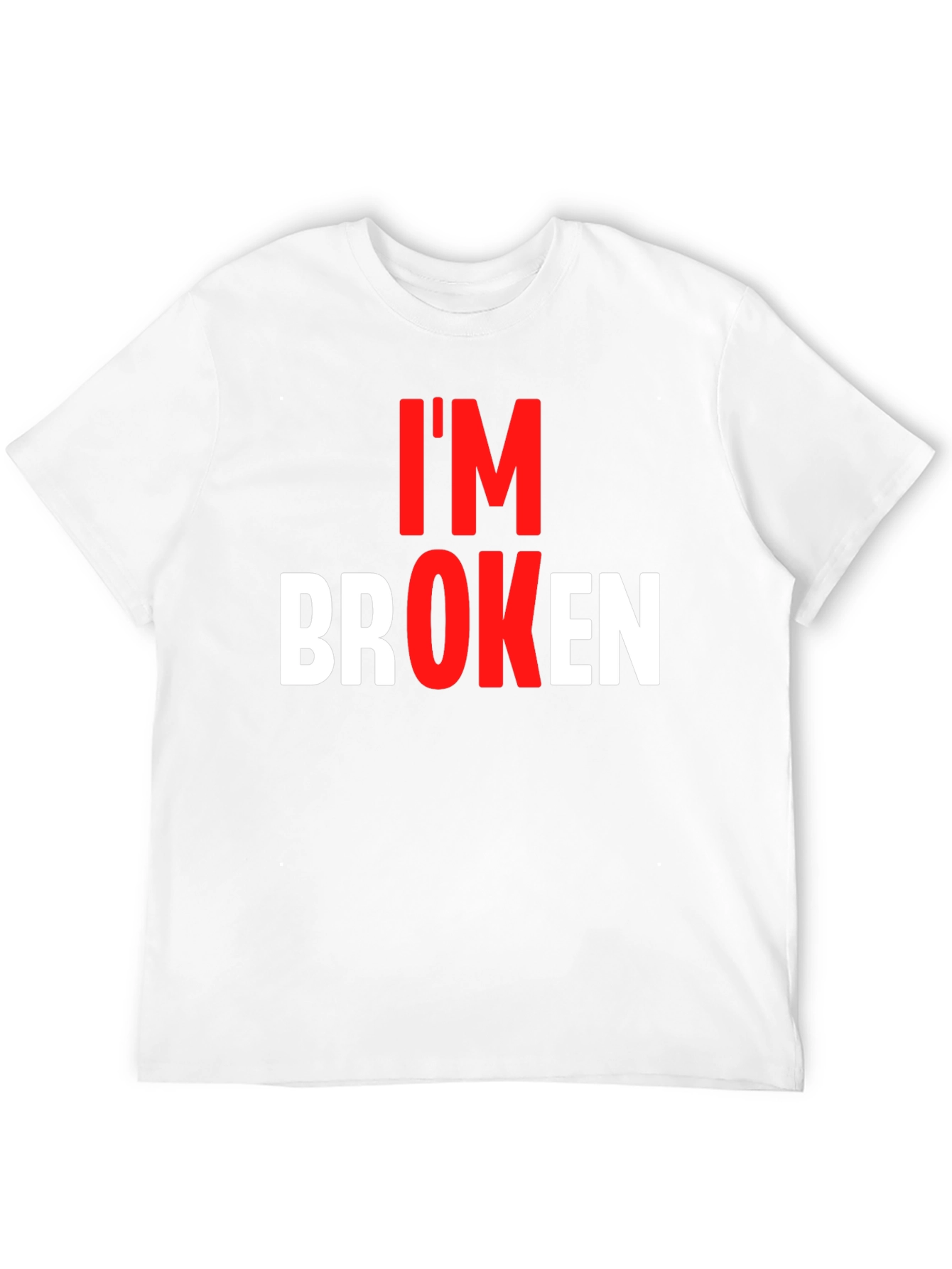 Im Broken Graphic Tee - Black T-Shirt