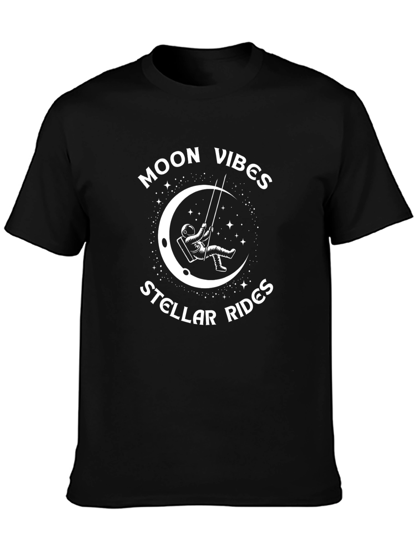 Moon Vibes Stellar Rides Graphic T-Shirt