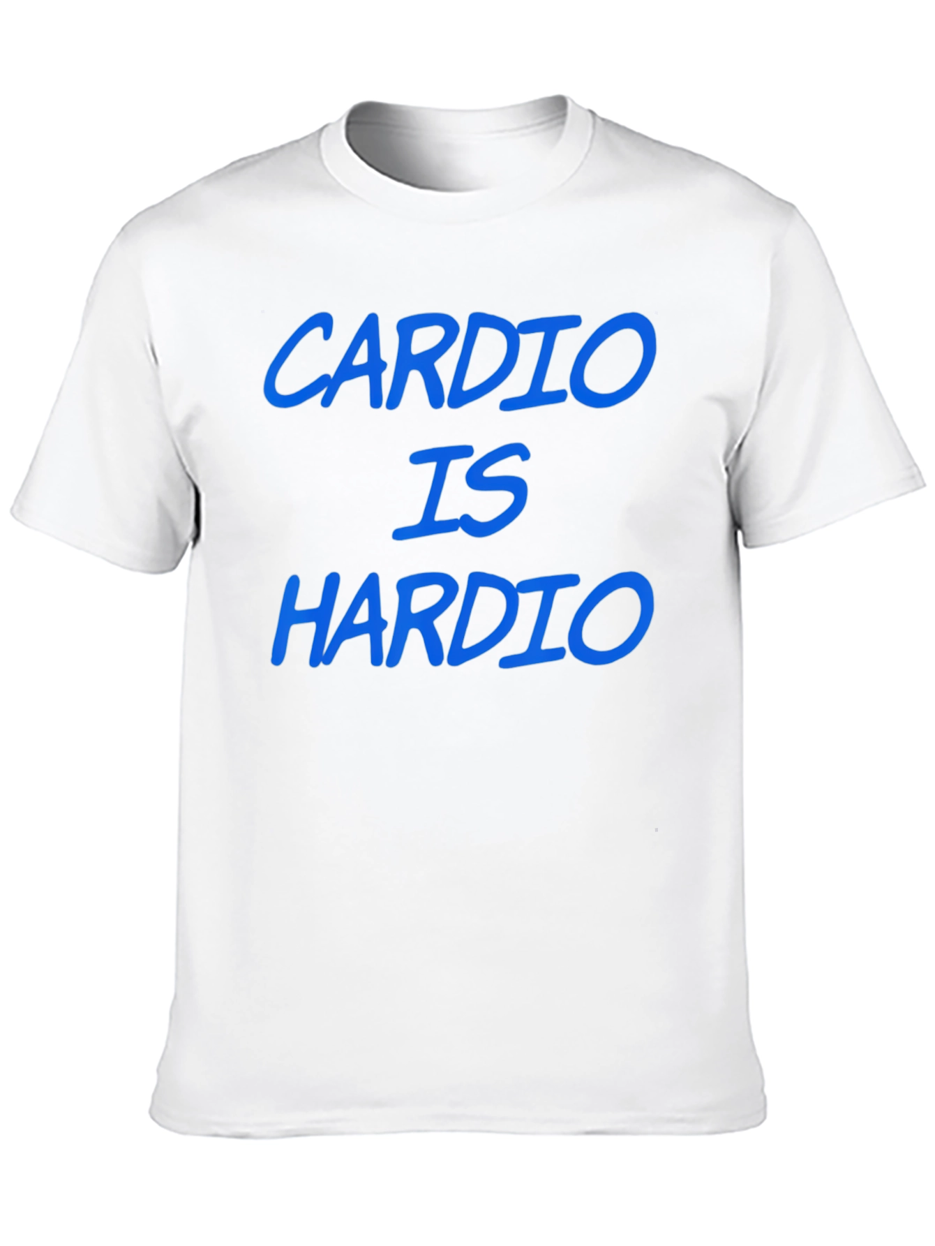 Cardio is Hardio Mens Black T-Shirt