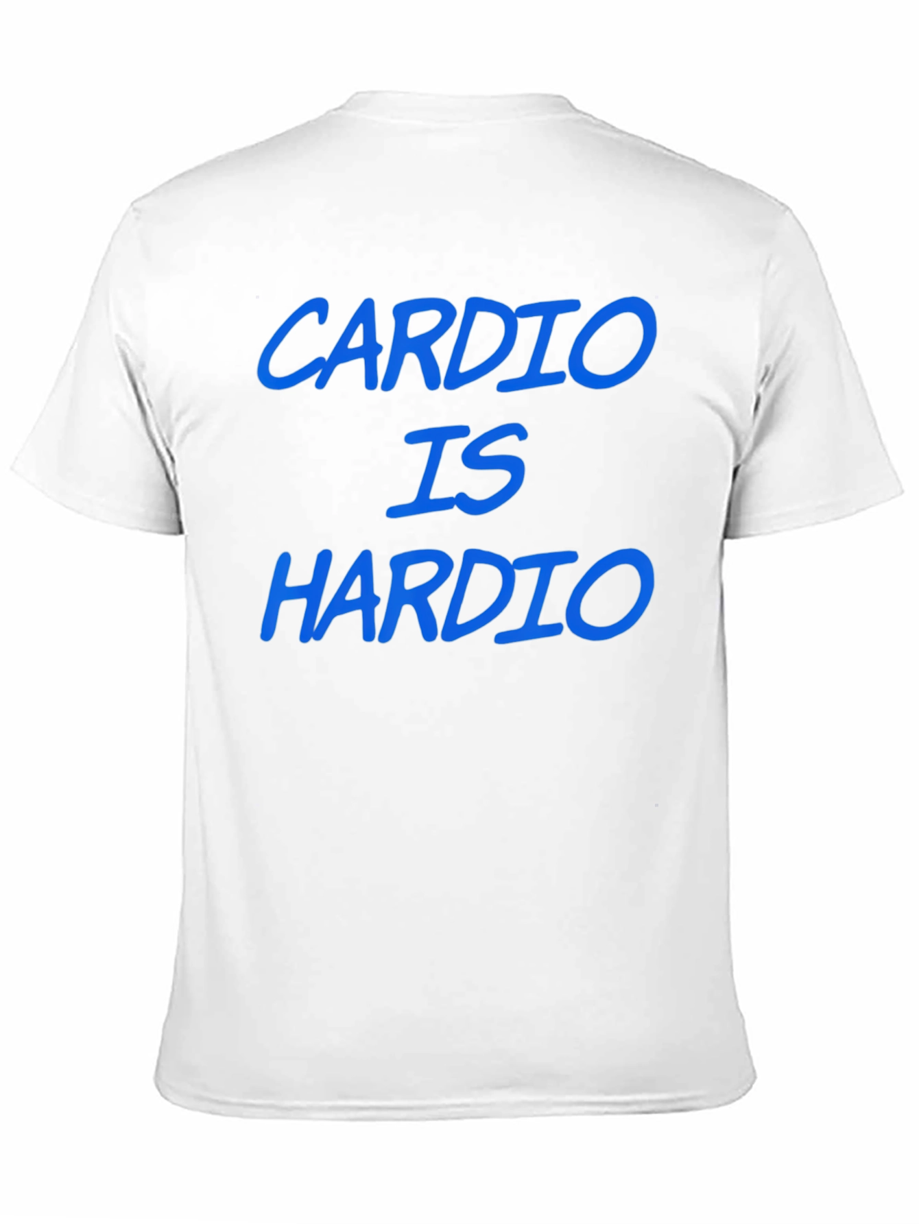 Cardio is Hardio Mens Black T-Shirt