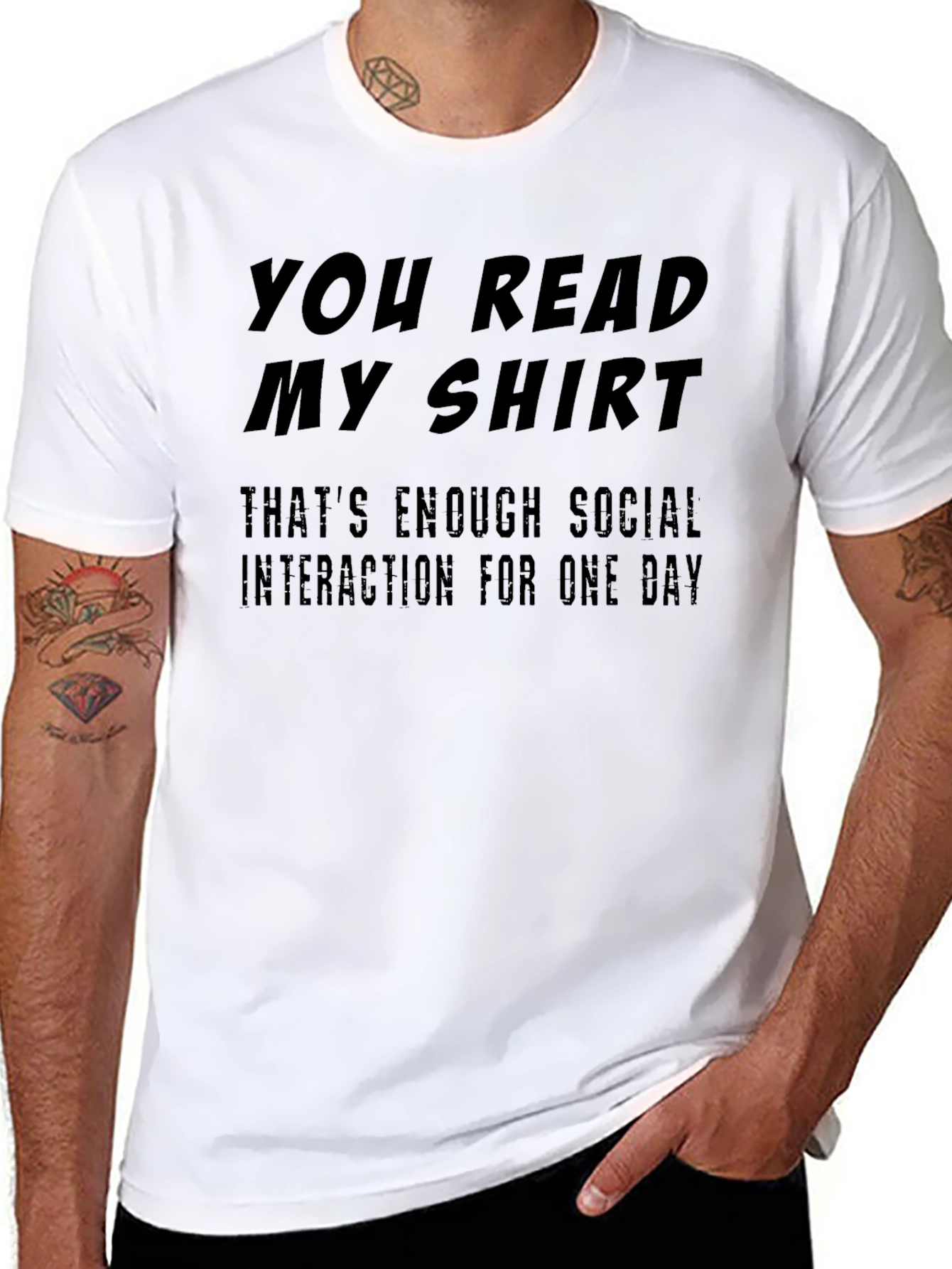Funny Social Interaction T-Shirt