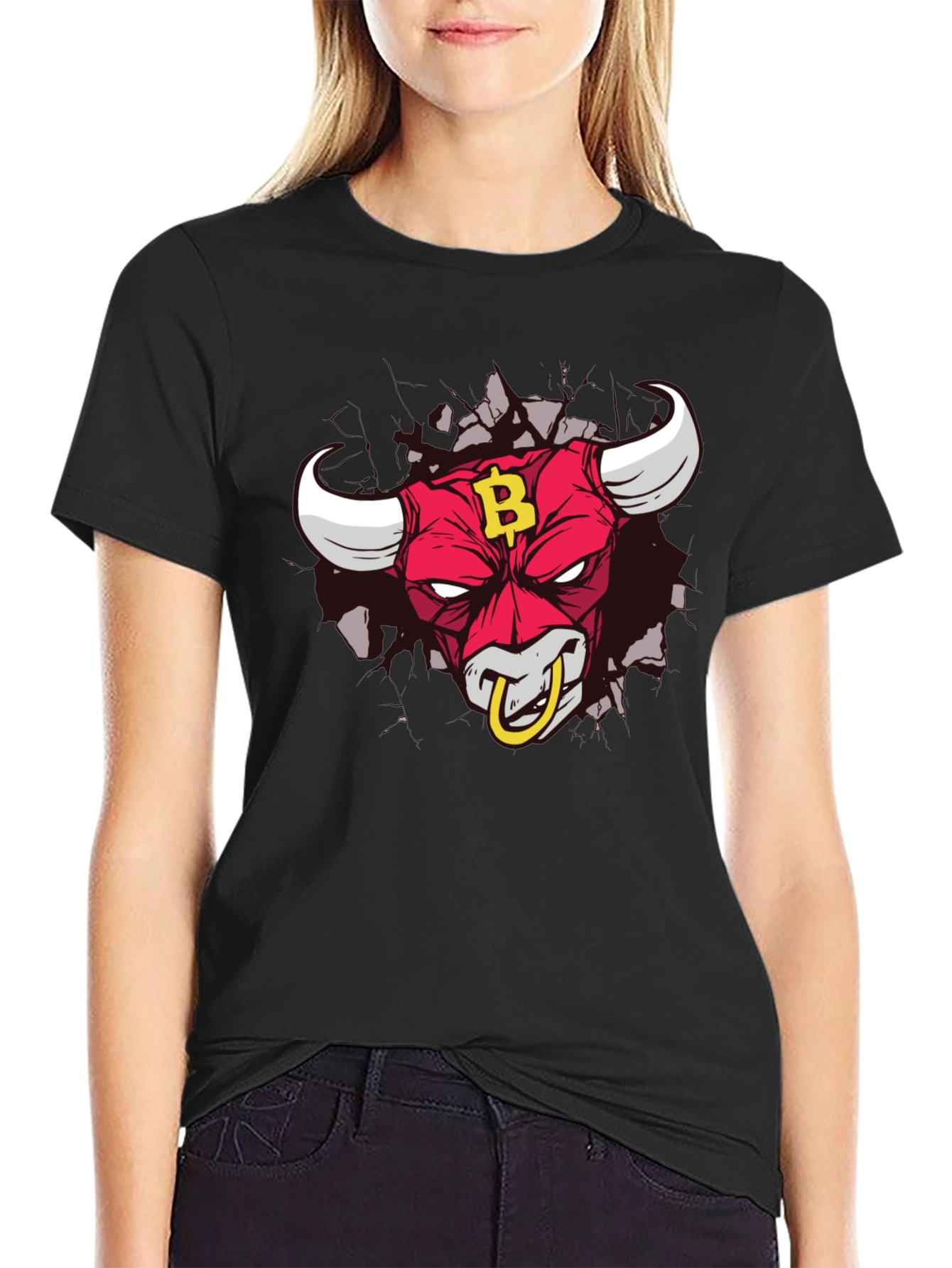 Bitcoin Bull T-Shirt - Crypto HODL Tee