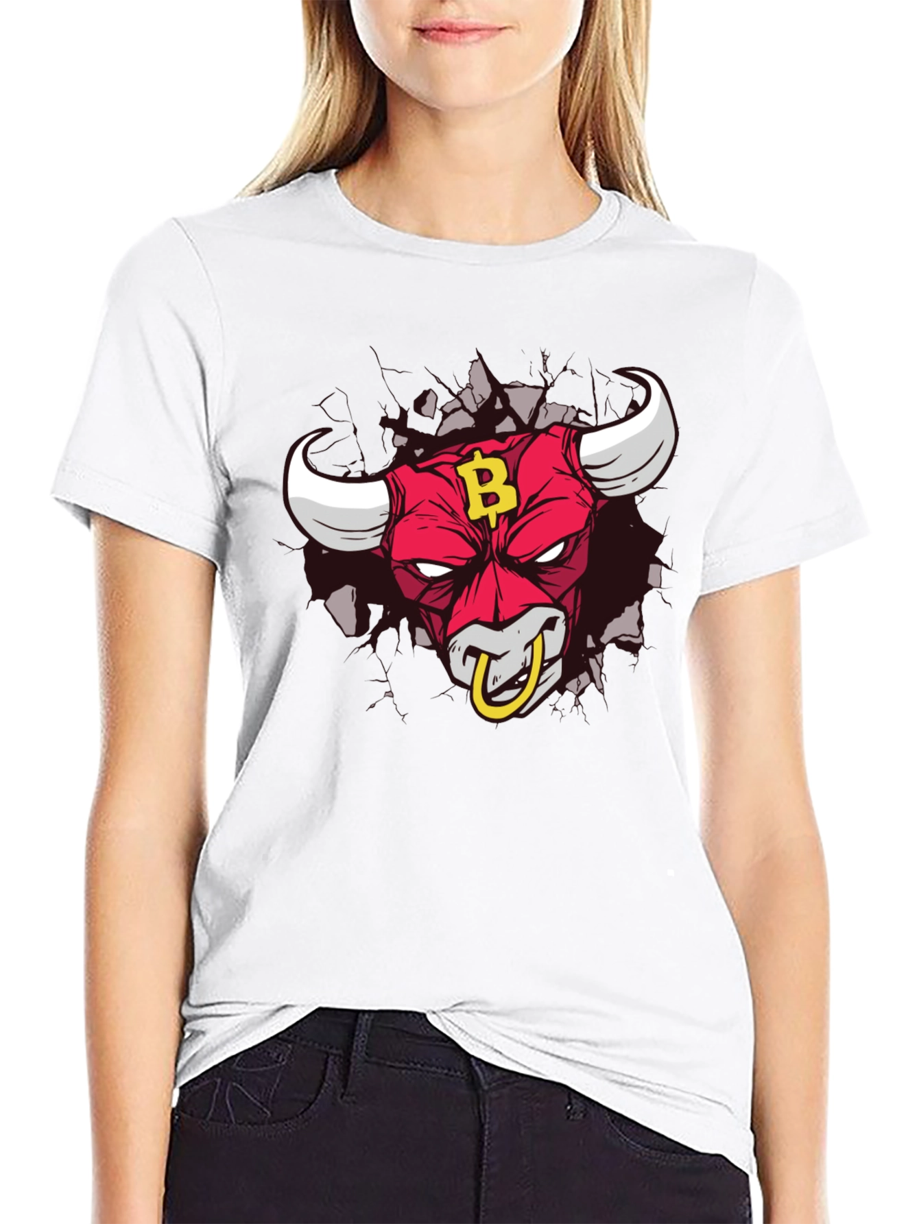 Bitcoin Bull T-Shirt - Crypto HODL Tee