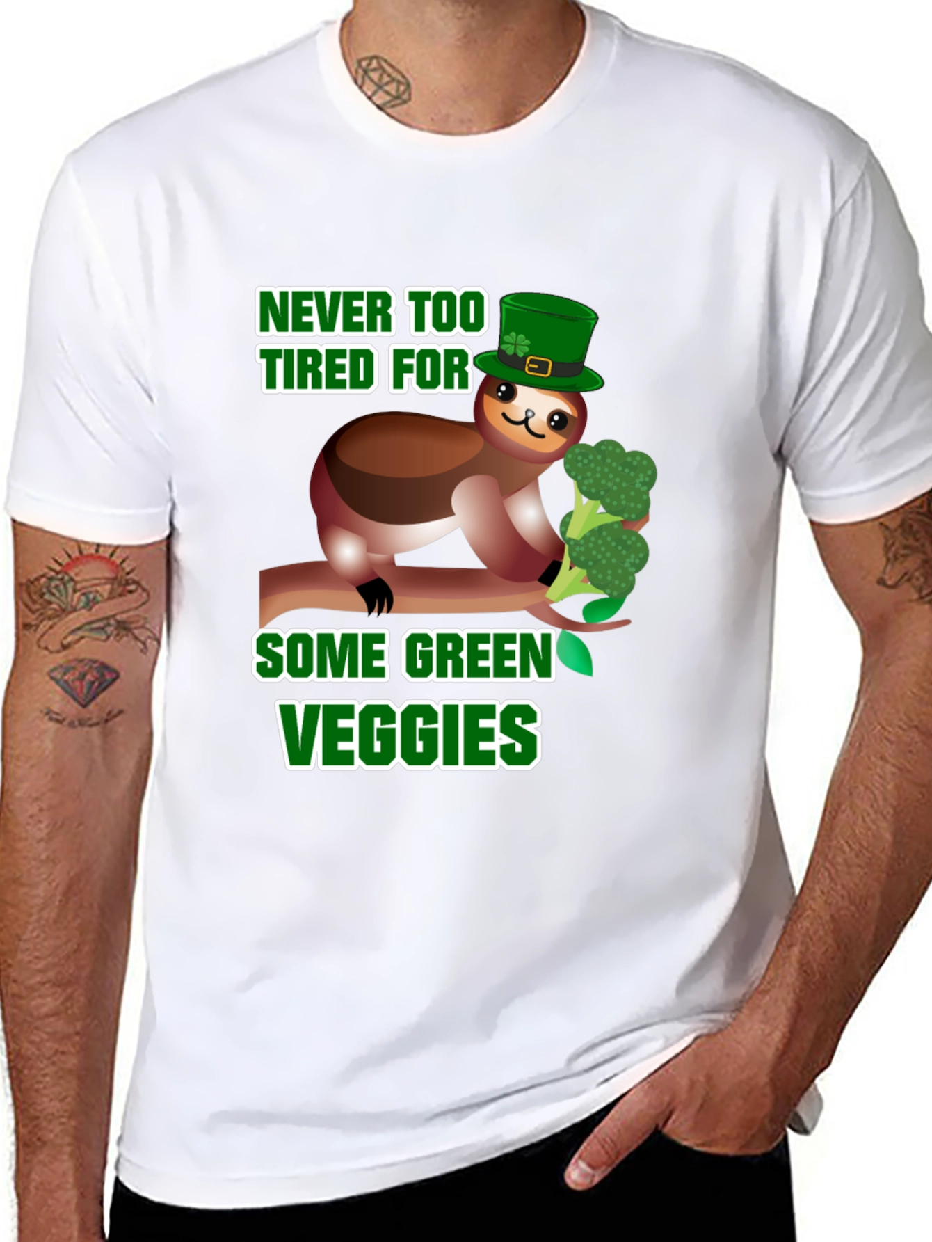 Sloth Loves Veggies T-Shirt