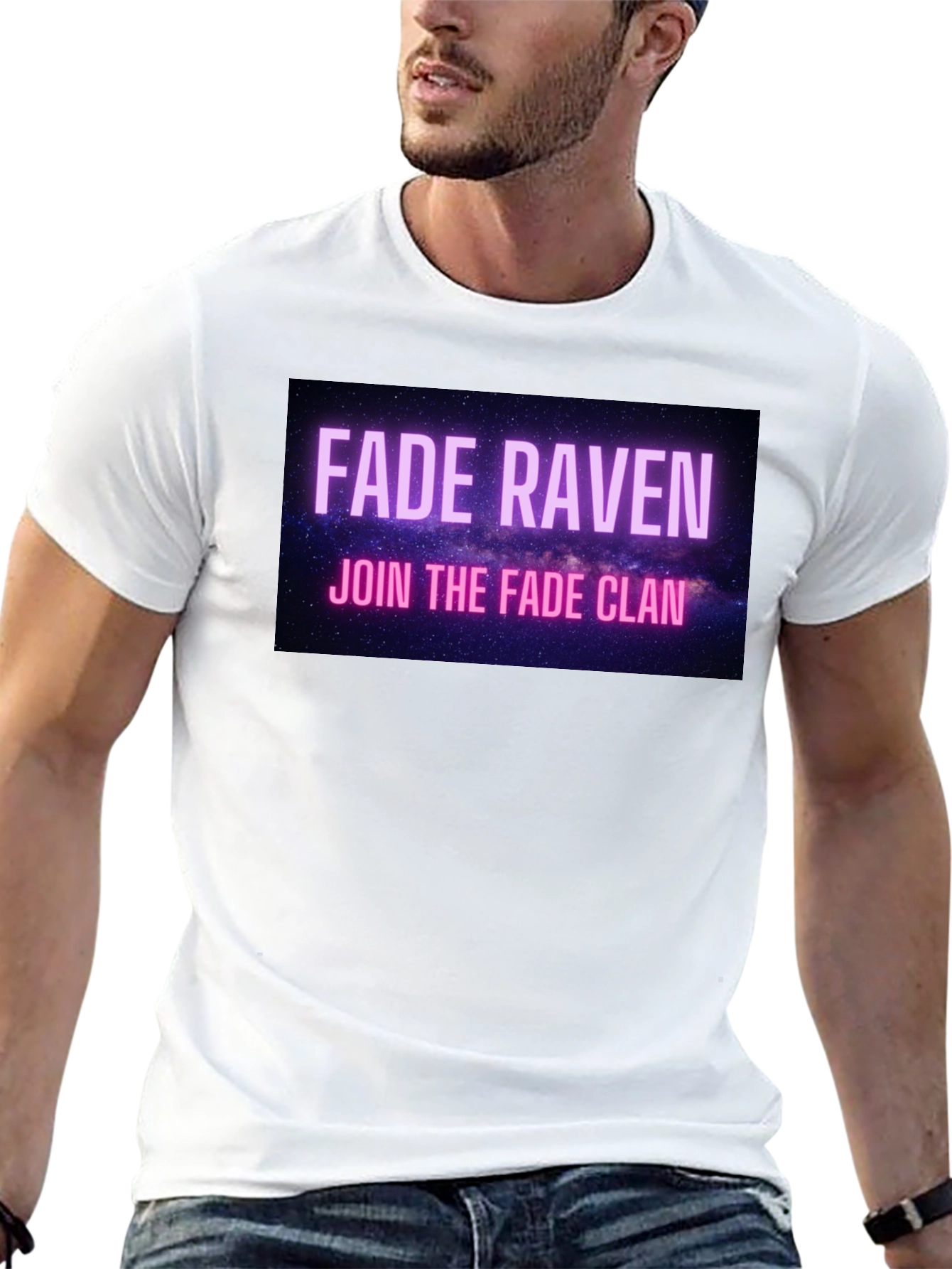 Fade Raven Clan T-Shirt - Black Graphic Tee
