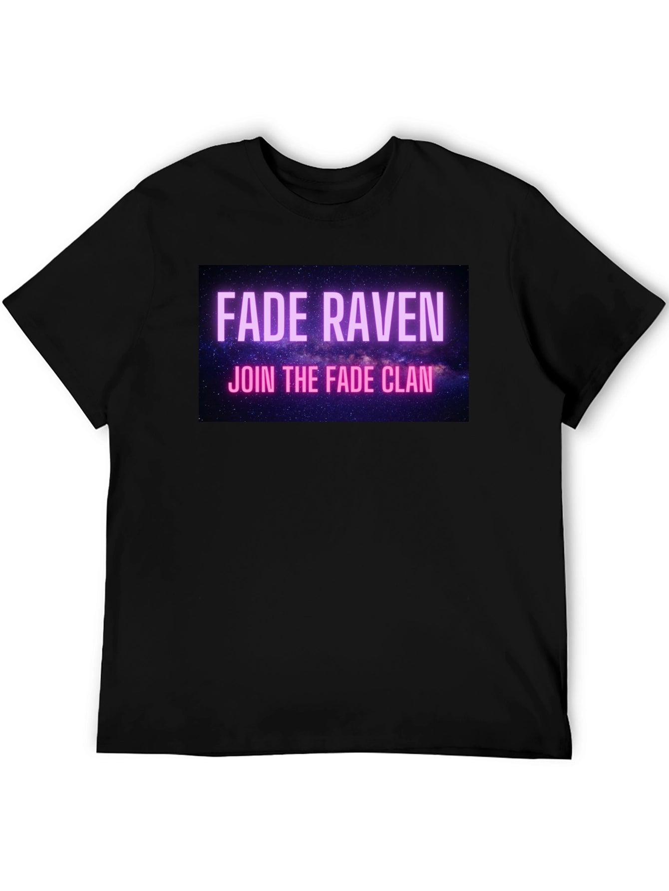 Fade Raven Clan T-Shirt - Black Graphic Tee