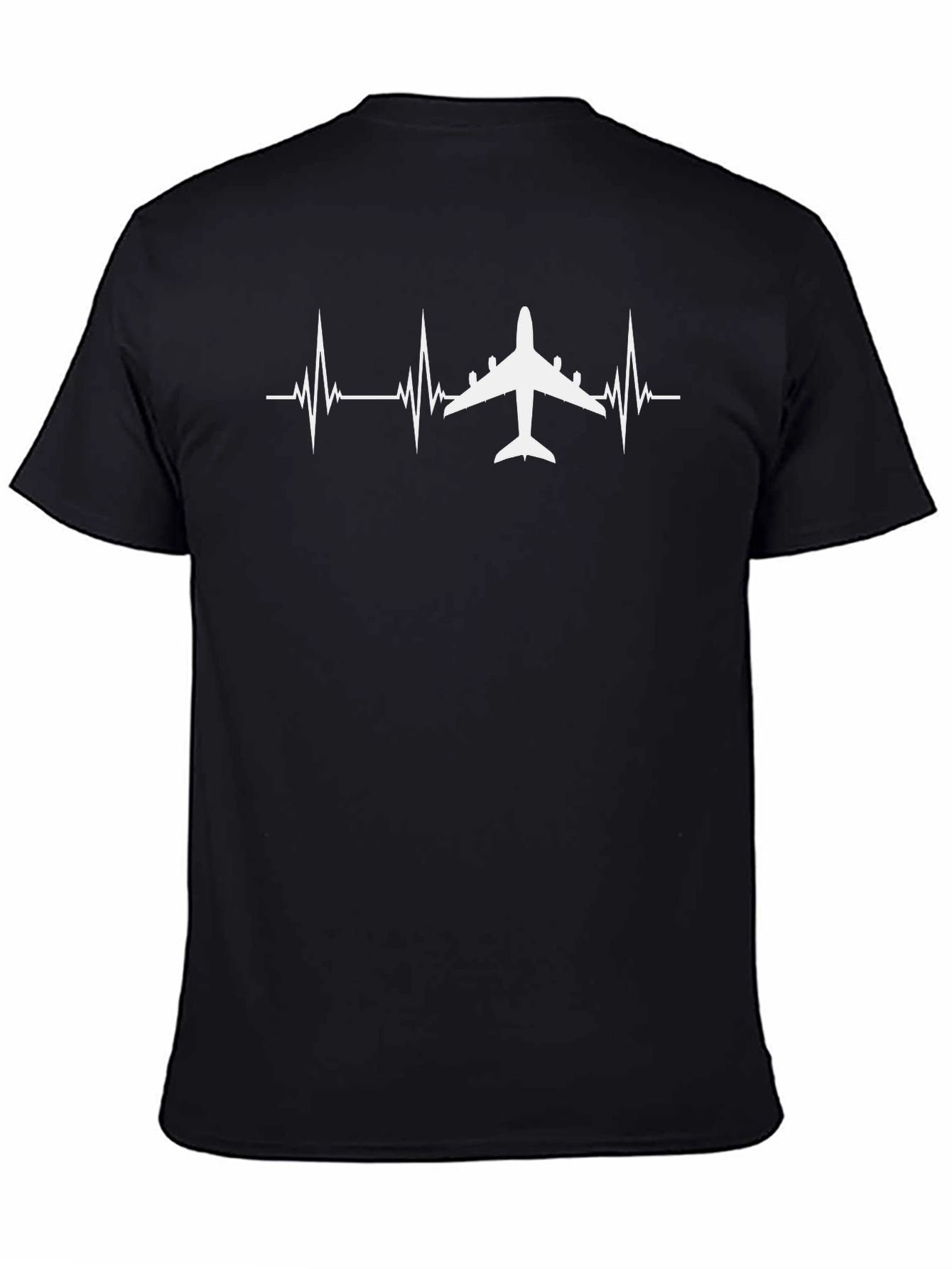 Aviation Heartbeat Graphic T-Shirt