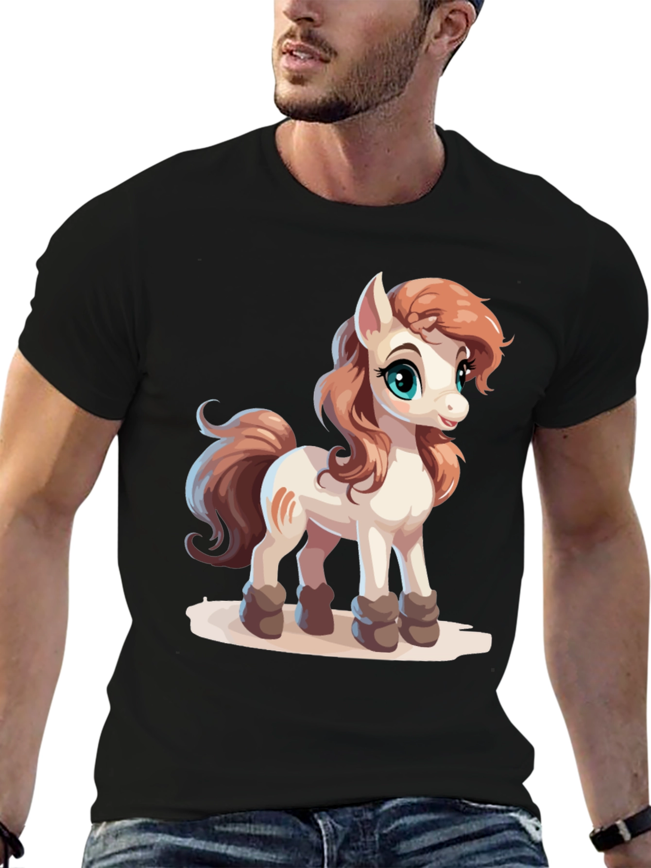 Cute Pony Graphic T-Shirt