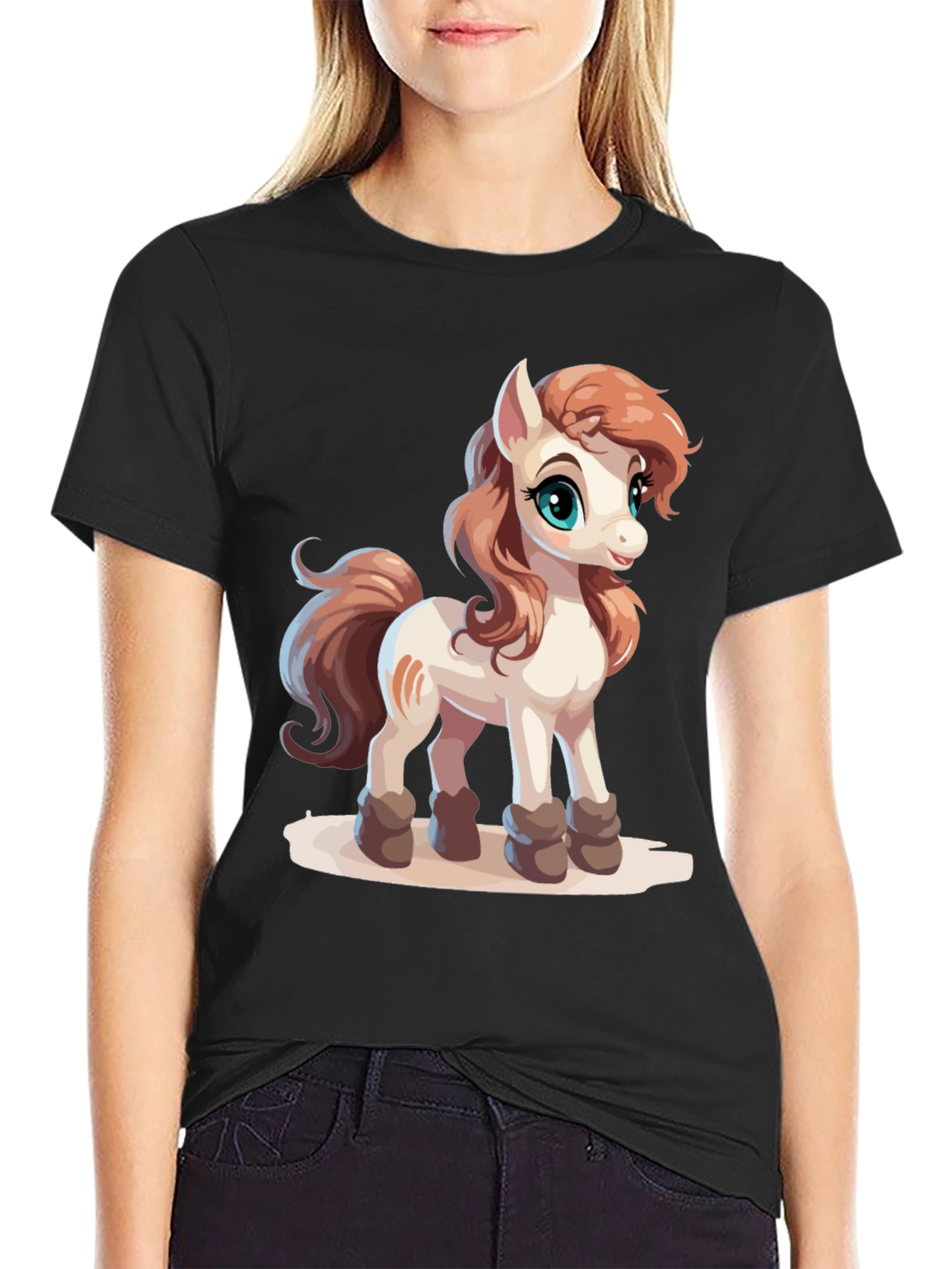 Cute Pony Graphic T-Shirt