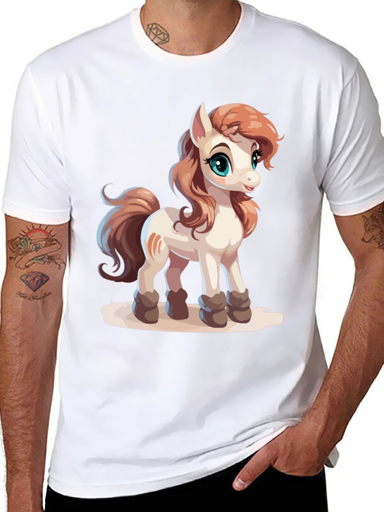 Cute Pony Graphic T-Shirt