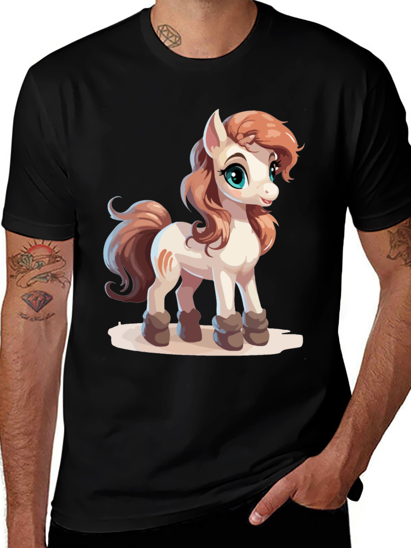 Cute Pony Graphic T-Shirt