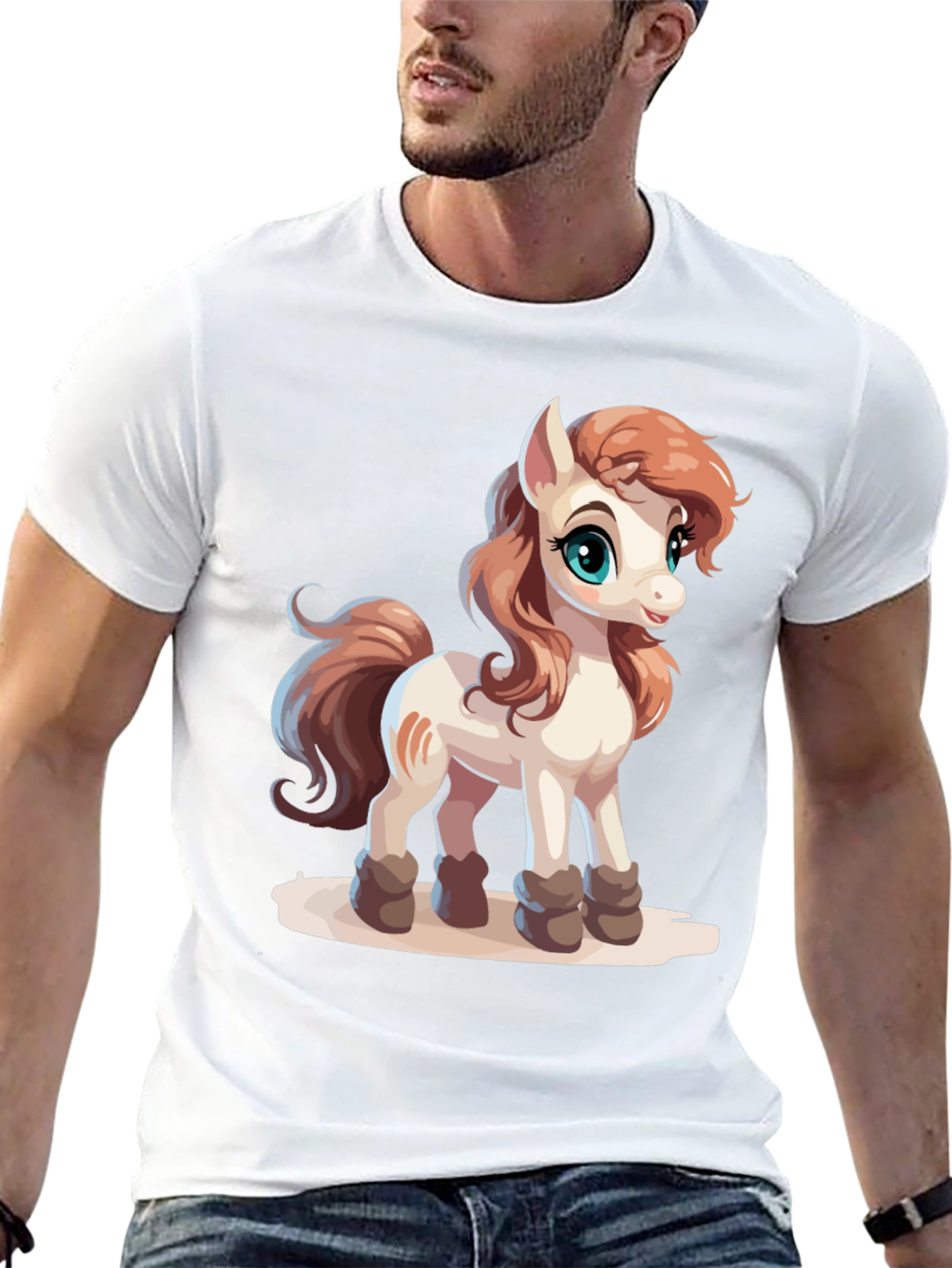 Cute Pony Graphic T-Shirt