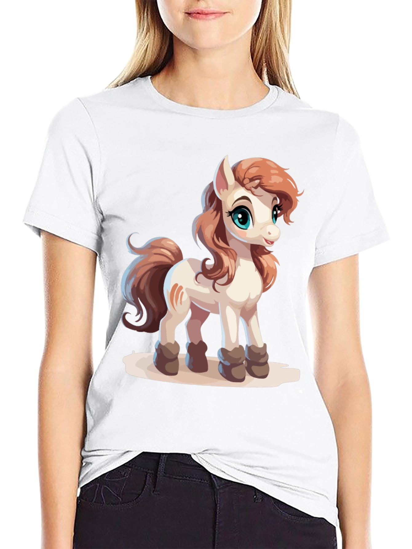 Cute Pony Graphic T-Shirt