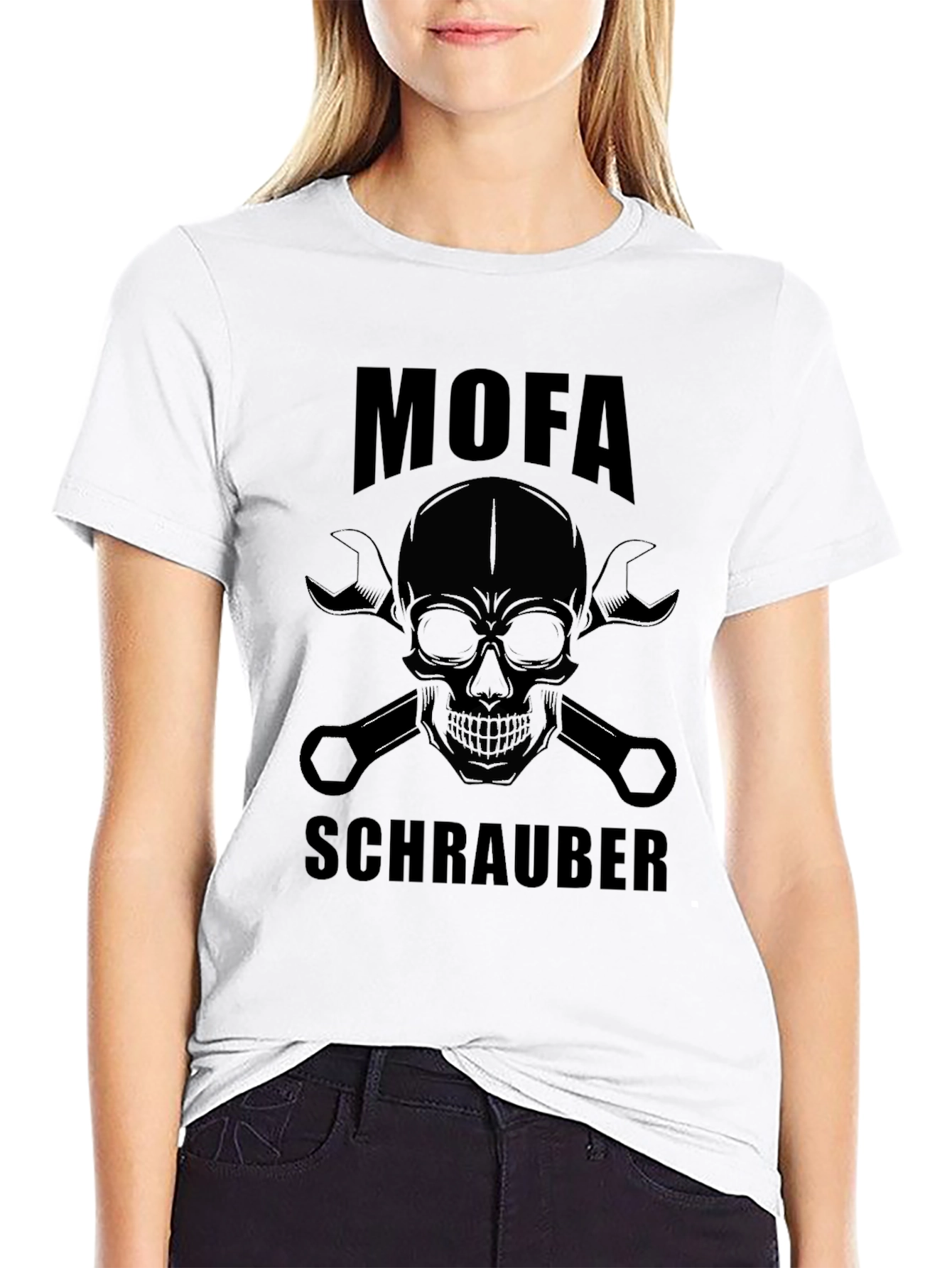MOFA Schrauber Skull & Wrenches Black T-Shirt