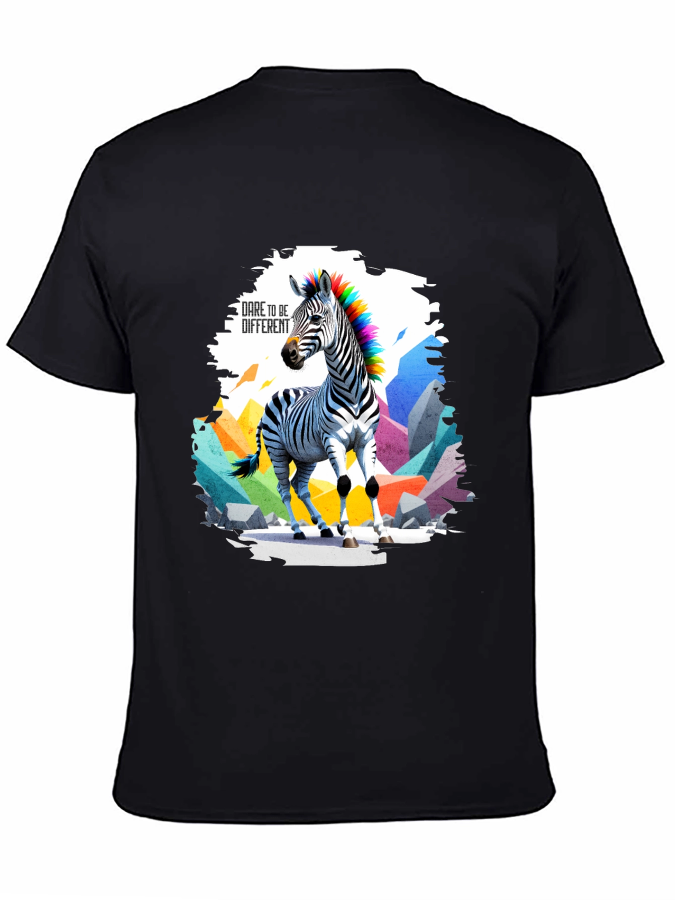 Dare to be Different Zebra Graphic Tee