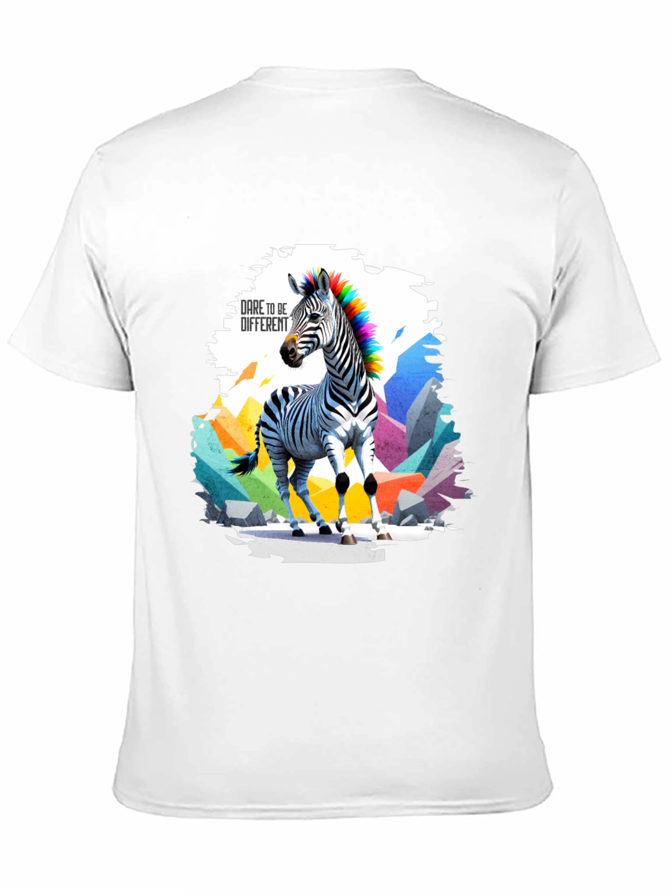 Dare to be Different Zebra Graphic Tee