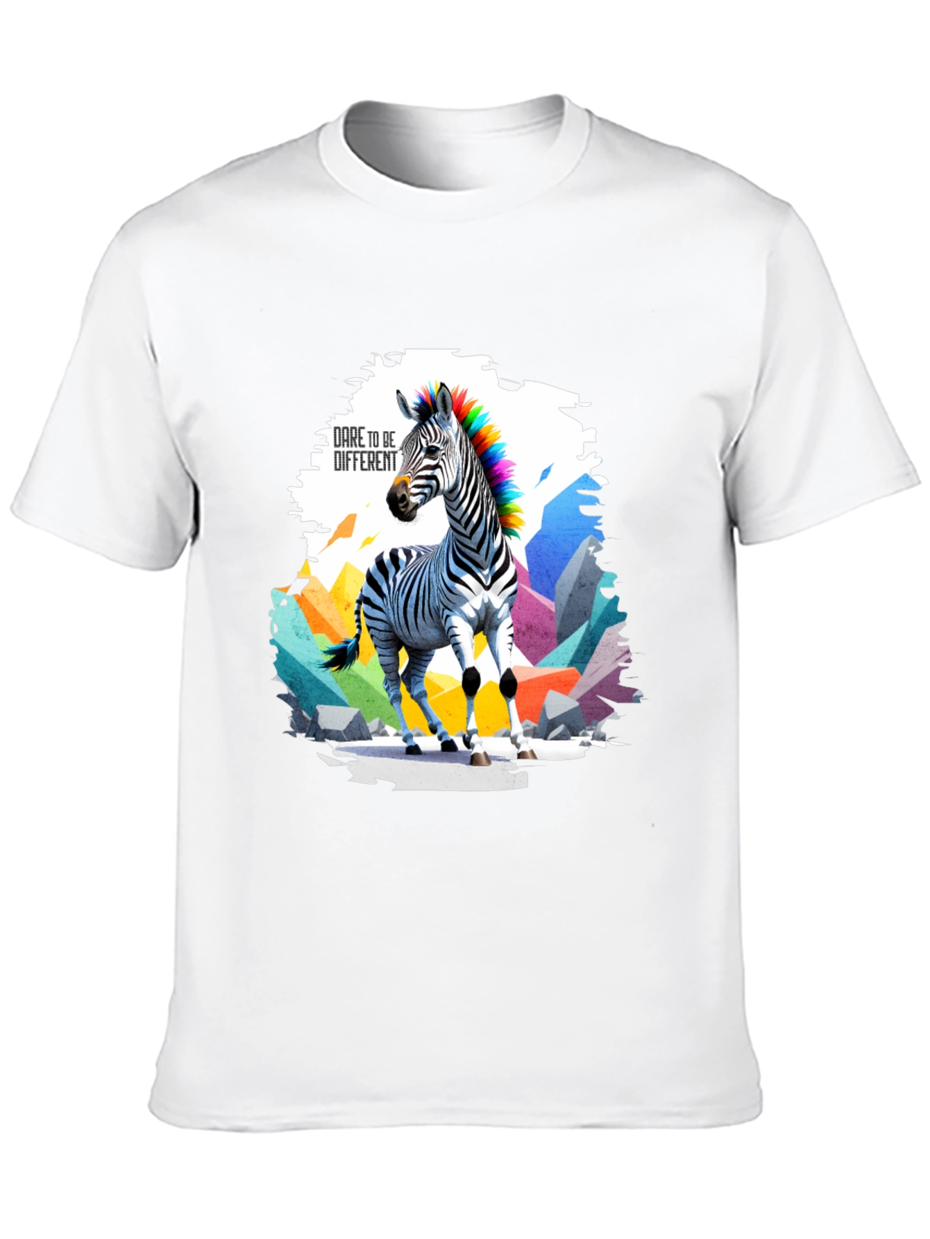 Dare to be Different Zebra Graphic Tee