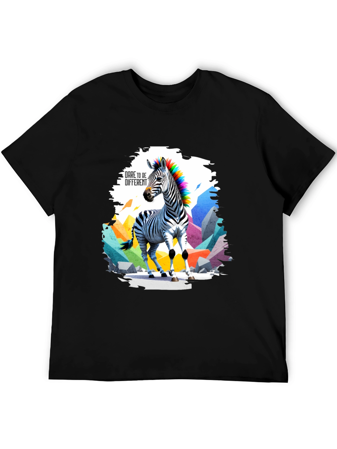 Dare to be Different Zebra Graphic Tee